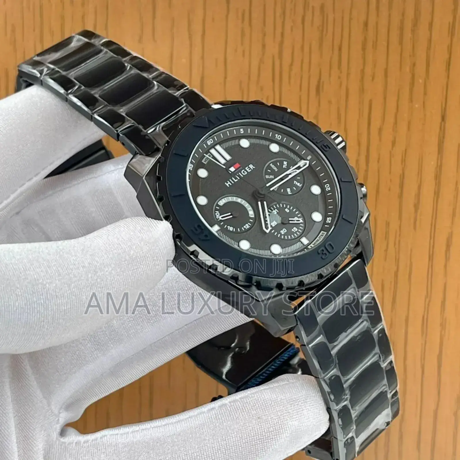 Tommy Hilfiger Luxury Designer Chain Strap Wristwatches