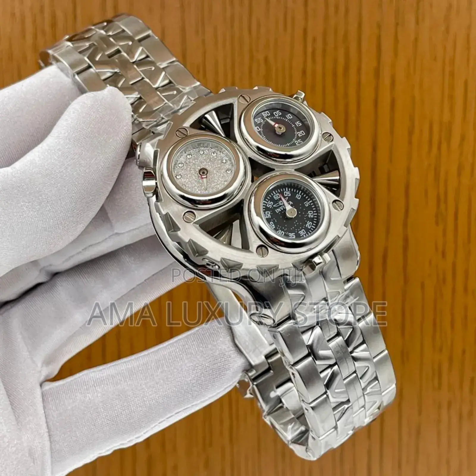 Invicta Luxury Designer Men's Chain Strap Wristwatches