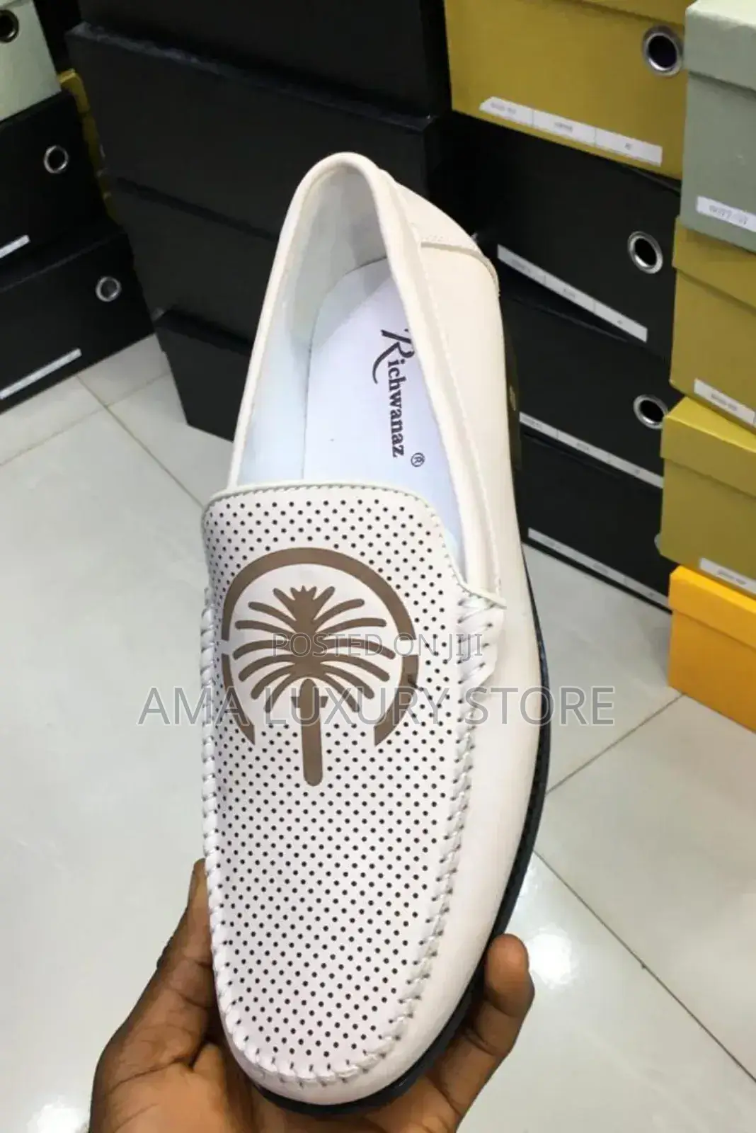 Richwanaz Genuine Leather Luxury Designer Men's Corporate Shoes