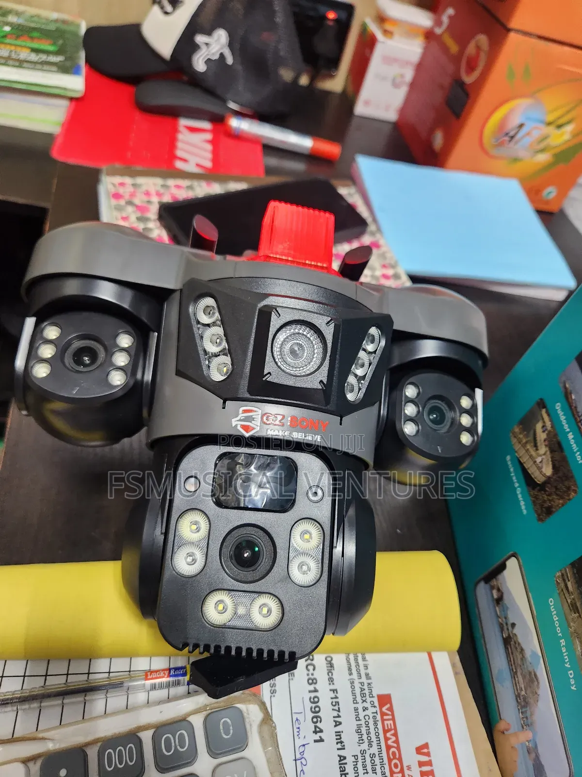 T31 V380pro 3 Adjustable Lens Solar CCTV Camera