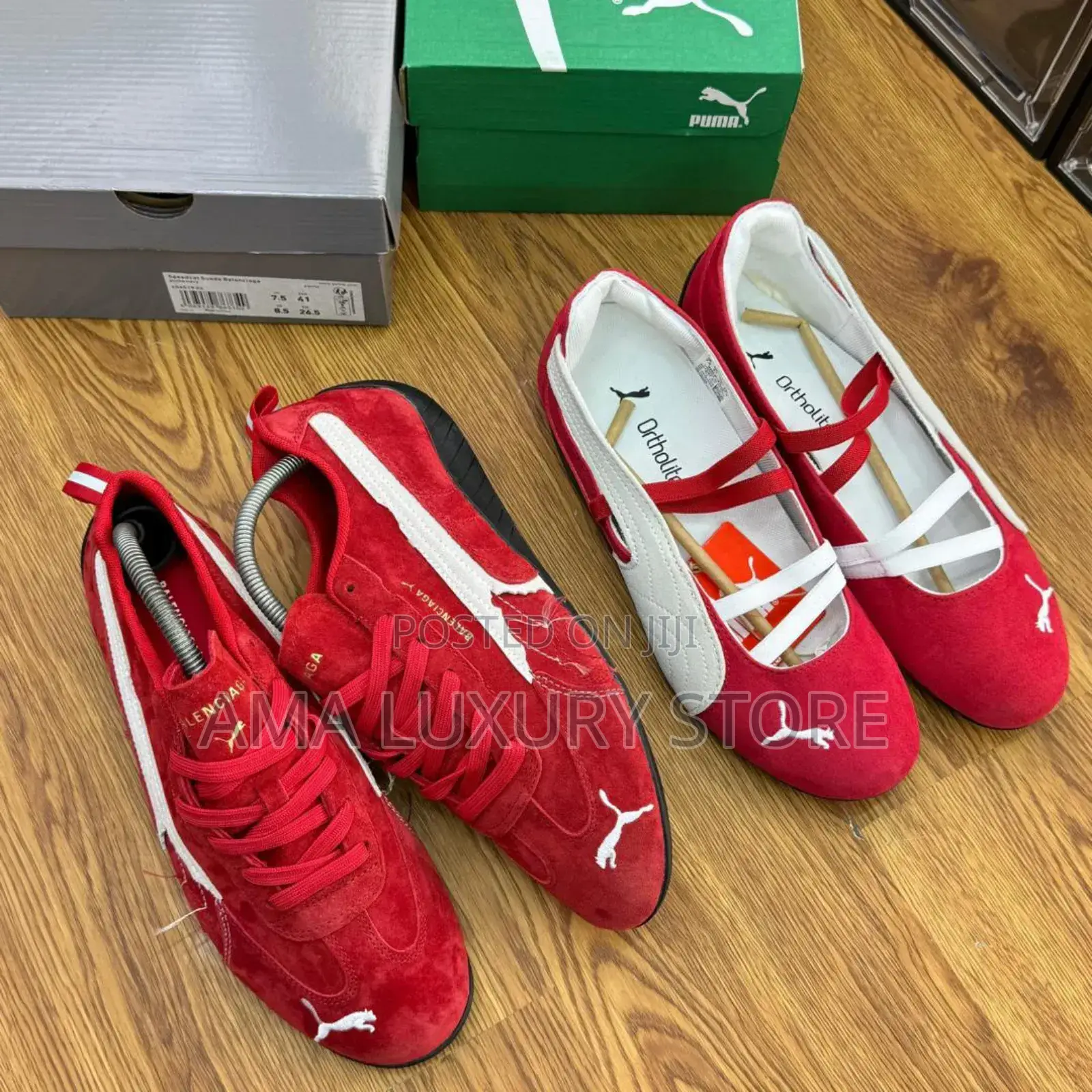 Puma Ortholite Speedcat Ballet X Balenciaga/Puma Couple Set. N95k Each