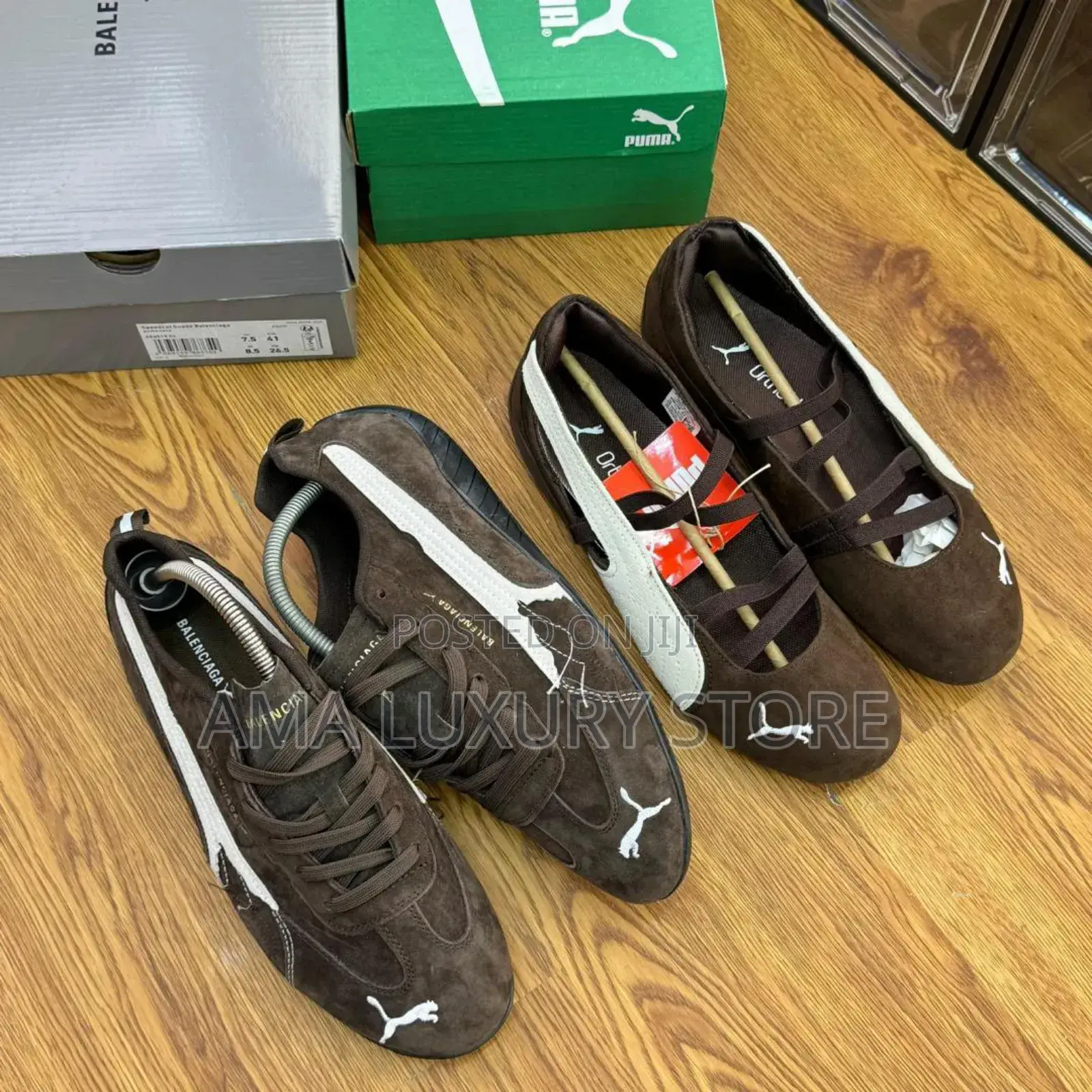Puma Ortholite Speedcat Ballet X Balenciaga/Puma Couple Set. N95k Each