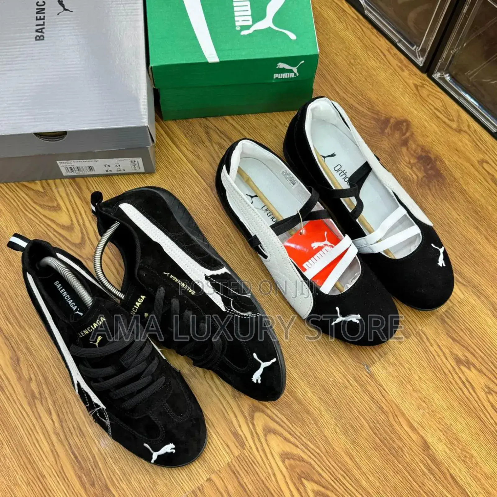 Puma Ortholite Speedcat Ballet X Balenciaga/Puma Couple Set. N95k Each