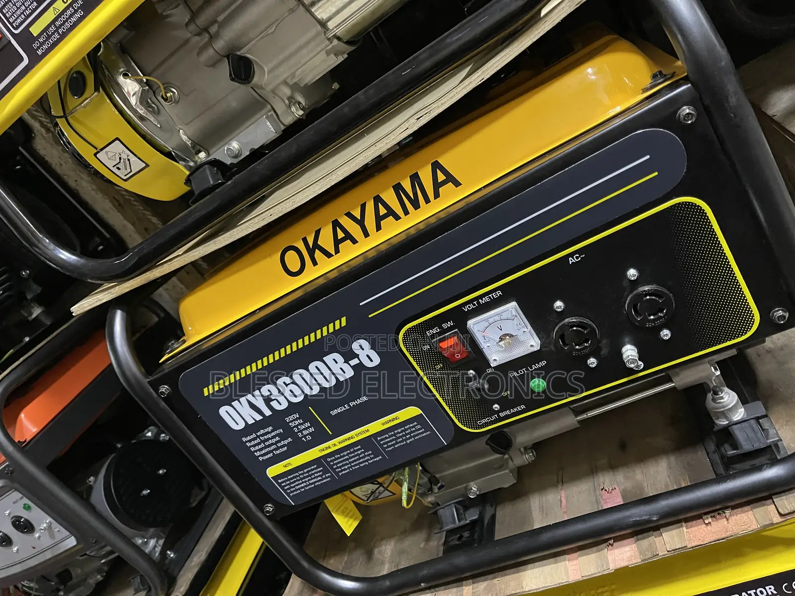 Okayama 3.5kva Petro Generator Hundred Percent Copper Wire No Noise