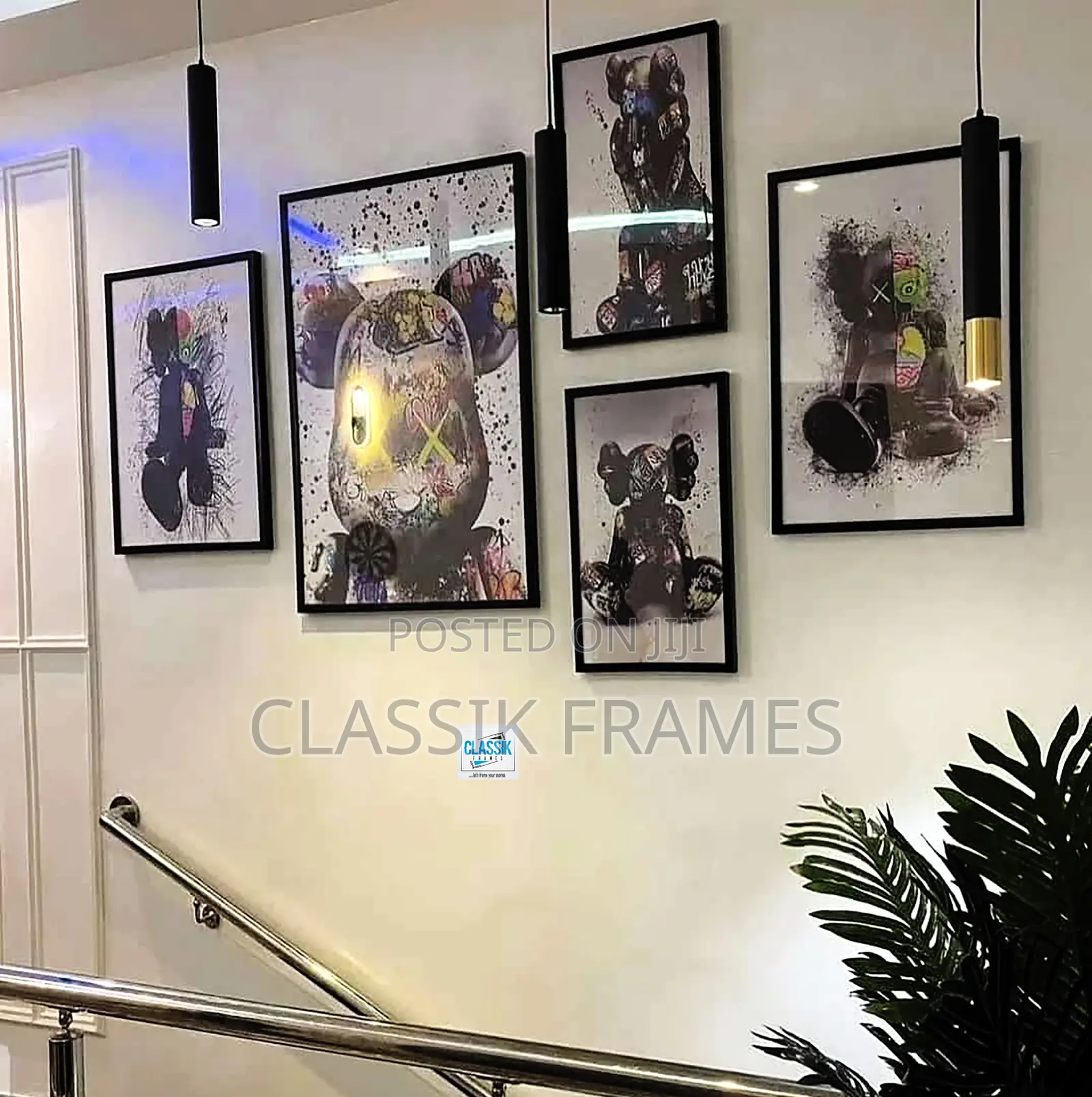 Art Crafted B/White Digi Wallart