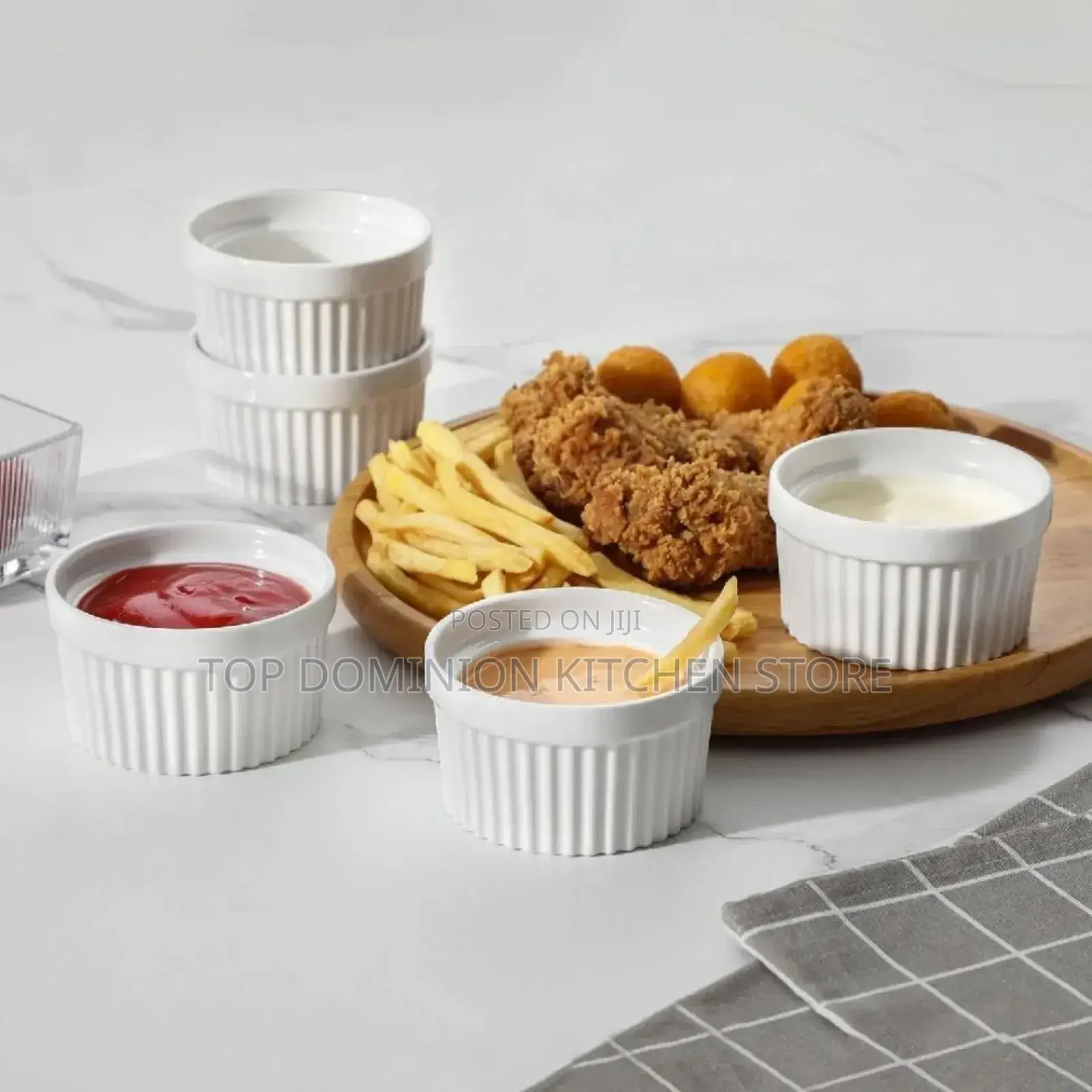 Quality Ceramic White Dessert,Sauce Ramekins Bowl