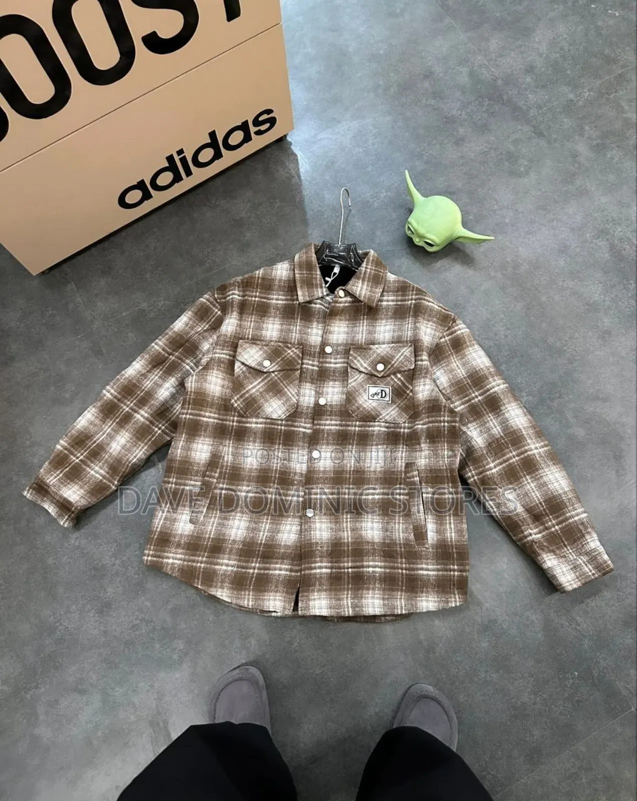 New Stock Thick Flannel Checkers Shirt Available in Store