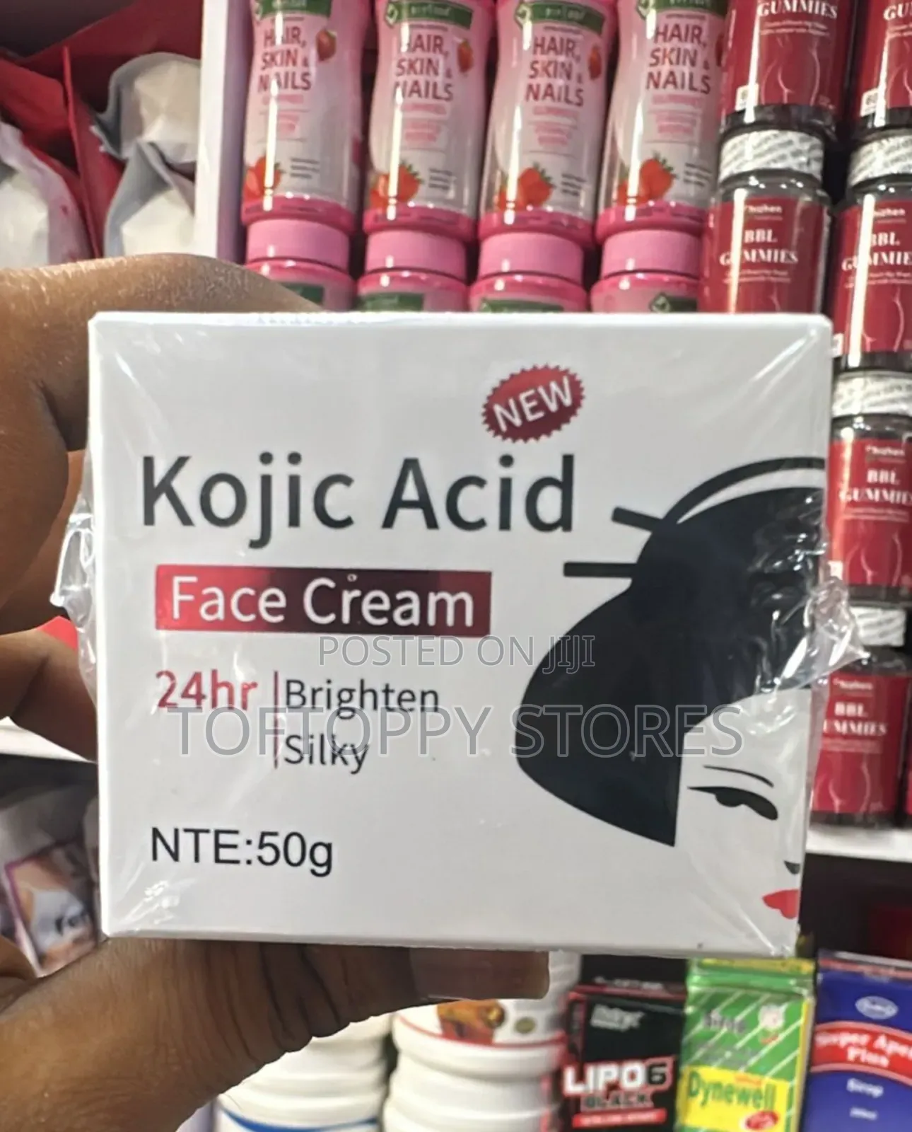 Kojic Acid Face Cream Brighten and Silky