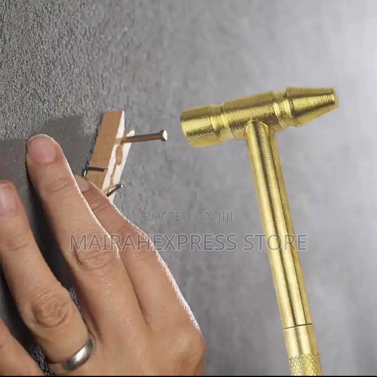 6in1 Multifunctional Copper Detachable Craft Hammer/Screwdriver Set.