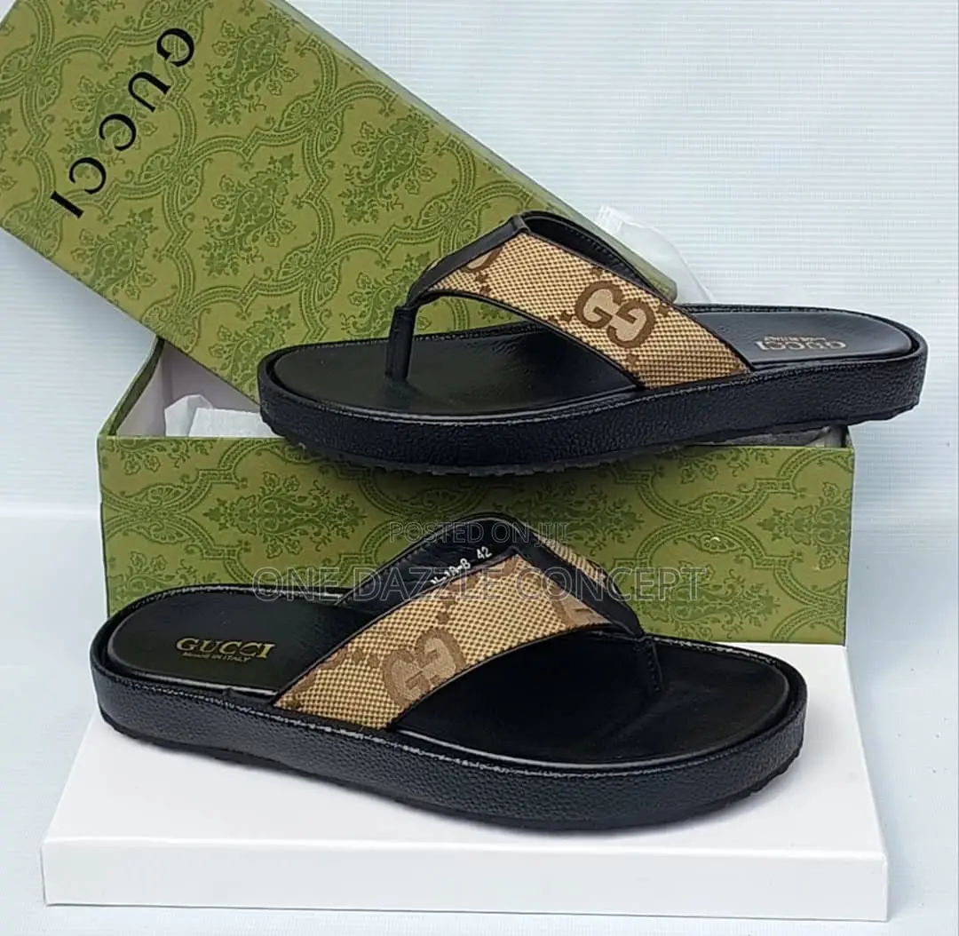 Luxury Learher Slippers/ Sandal for Men