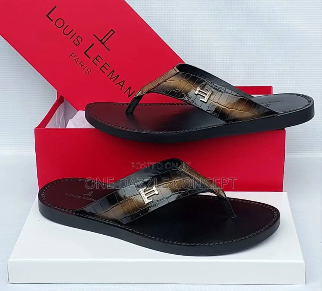 Luxury Learher Slippers/ Sandal for Men