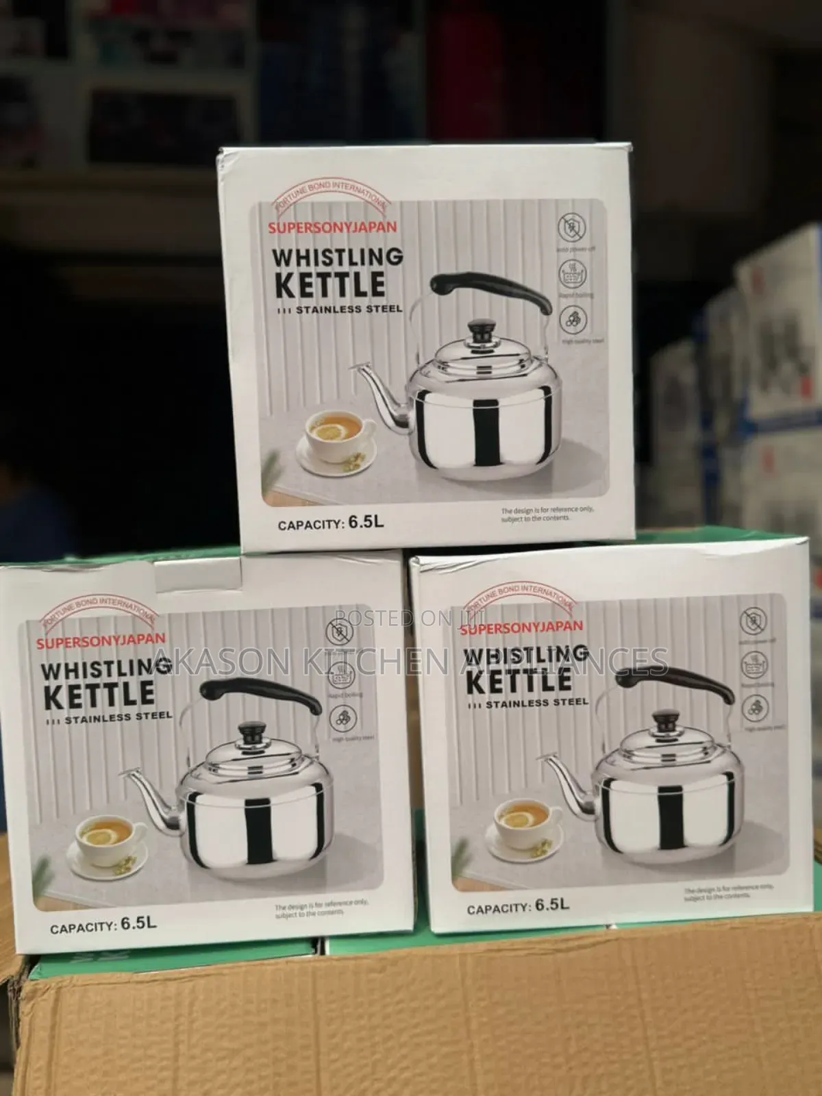 6.5l Supersony Whistling Kettle