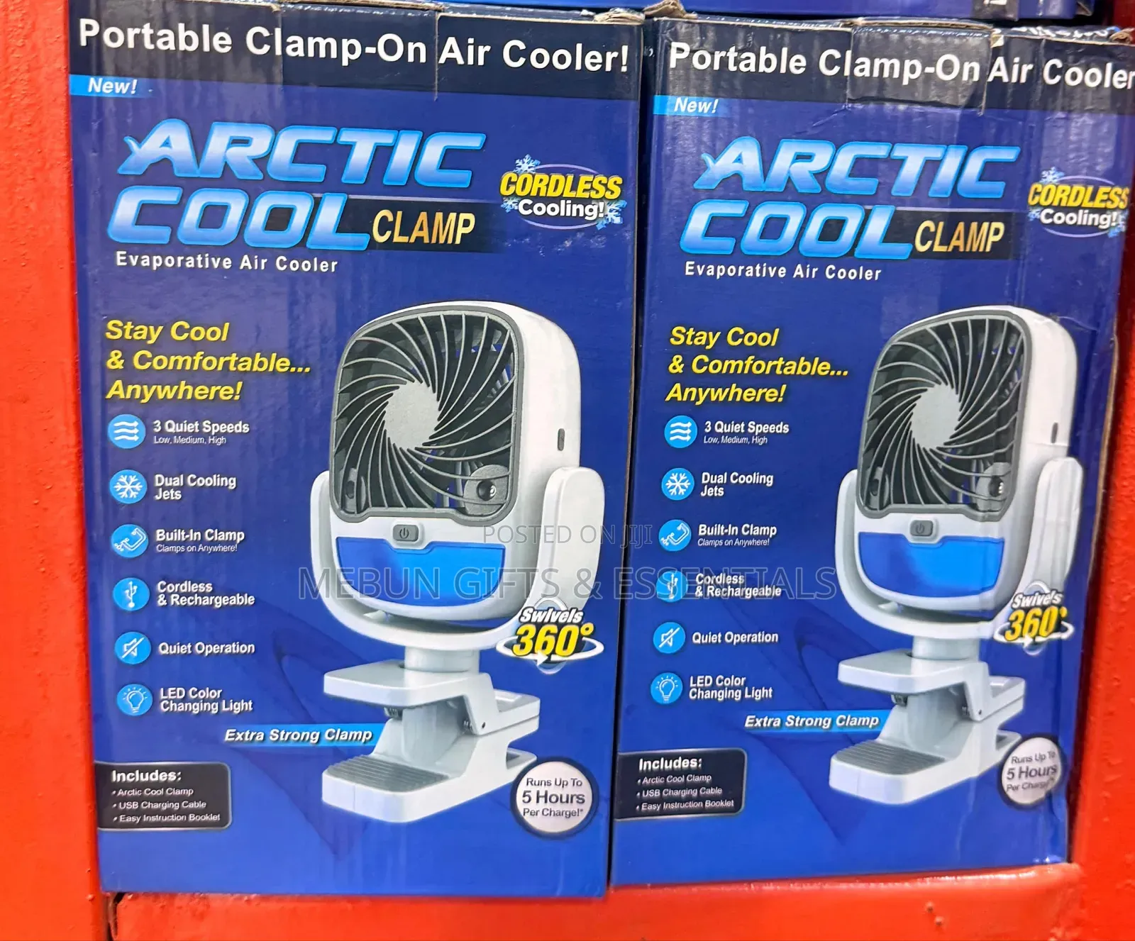 Arctic Cool Clamp Fan