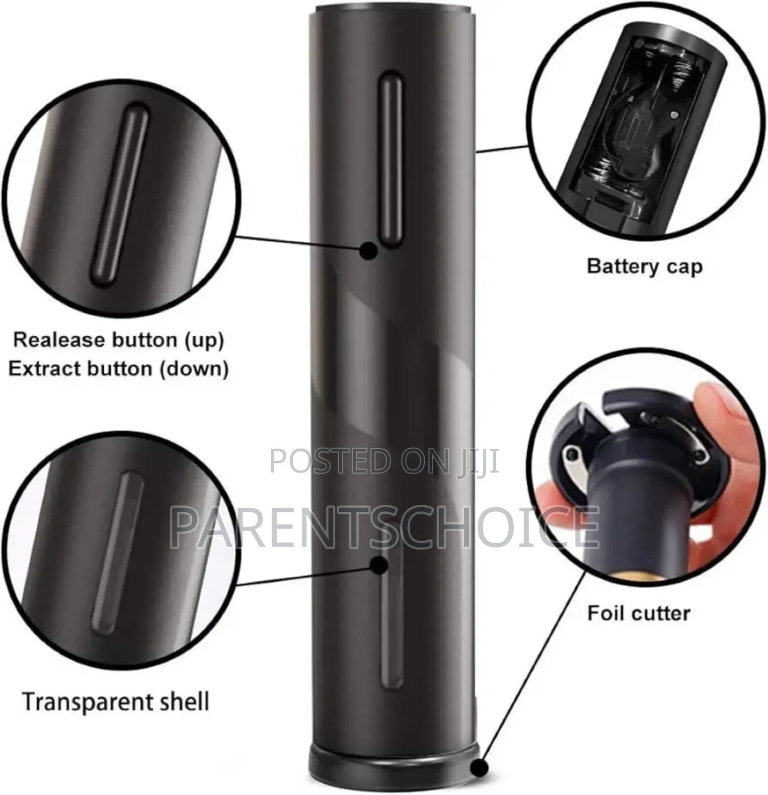 Electric Wine Opener, Battery Operated Wine Bottle Opener,