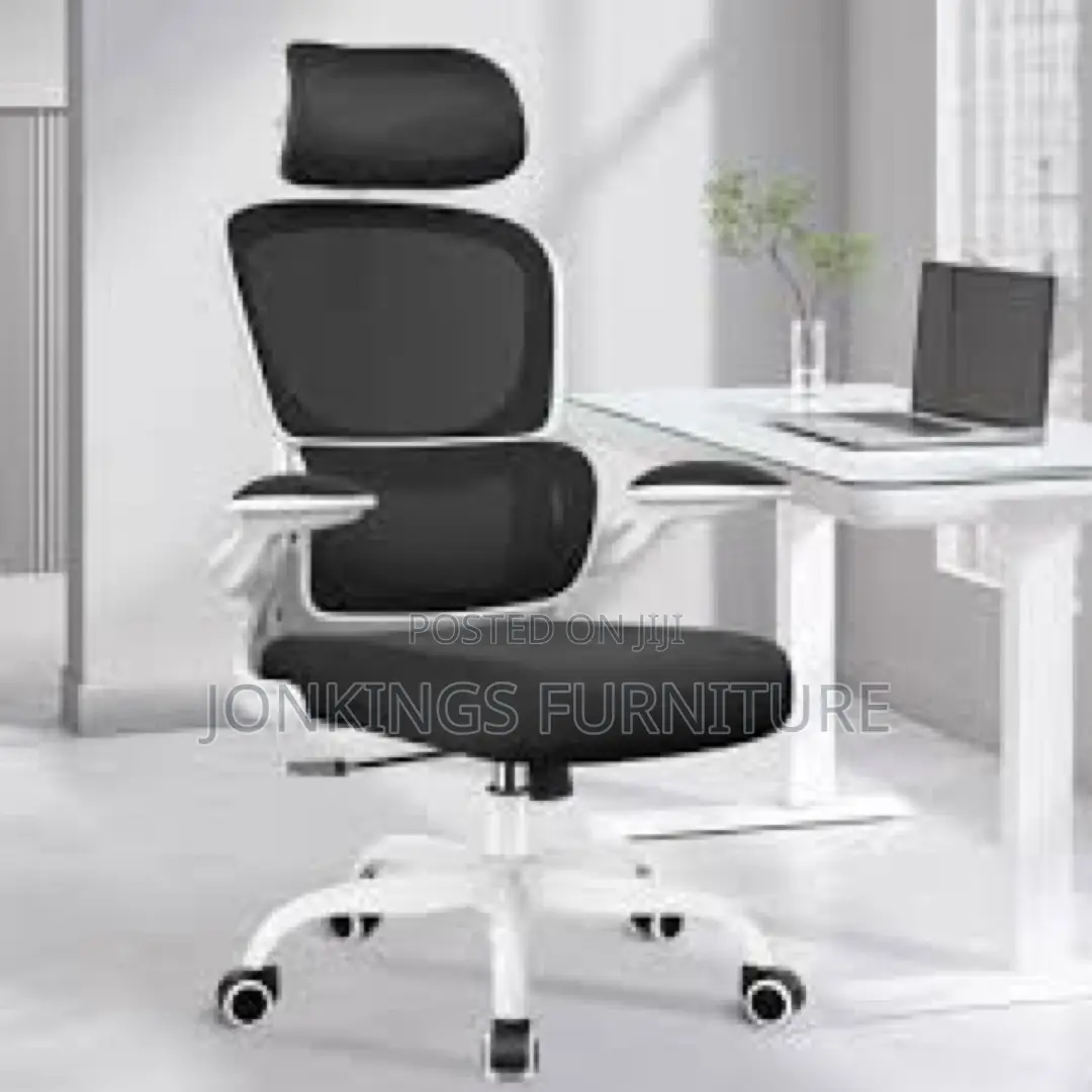 Ergonomic Mesh Office Chair With Adjustable Headrest