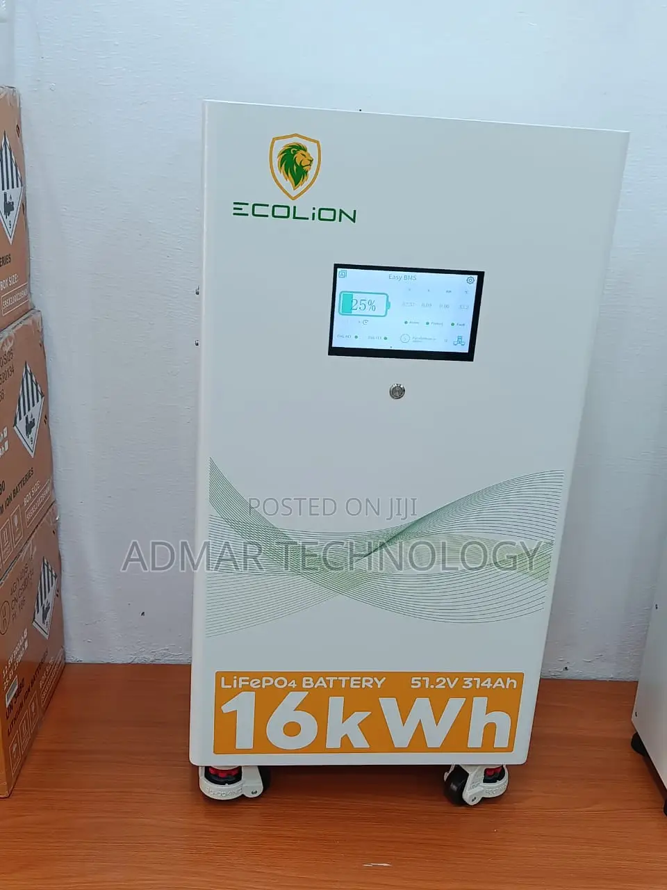 Ecolion 51.2v 16kwh Lithium Ion Battery