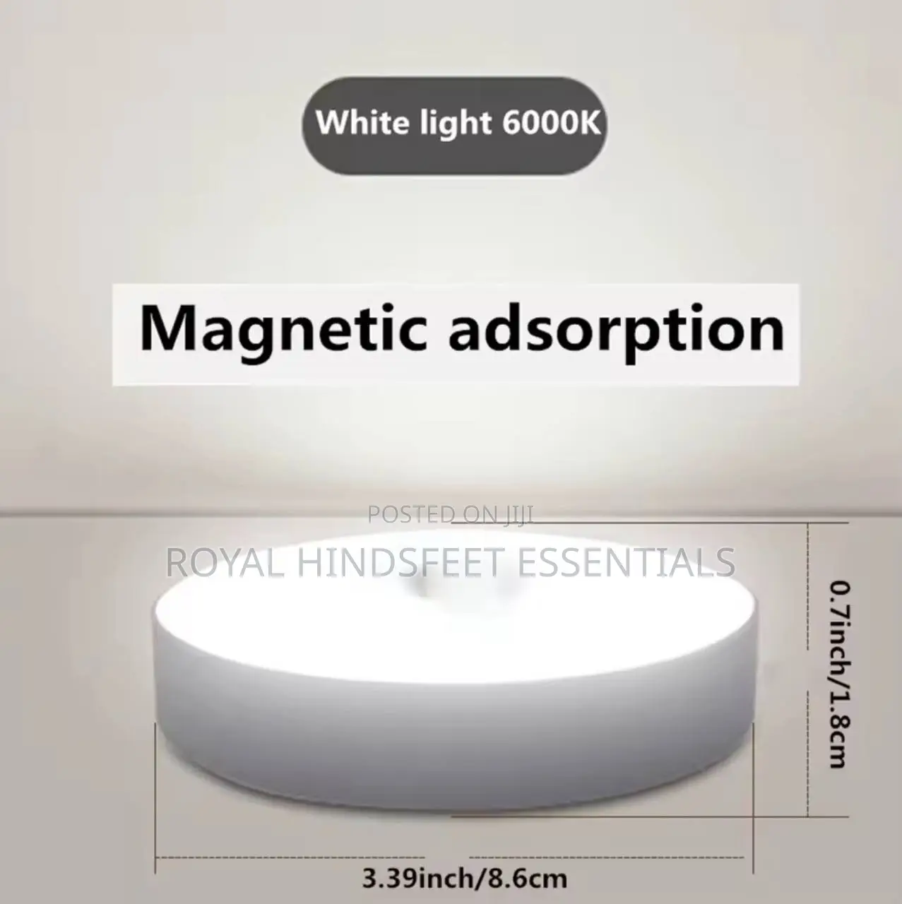 White/Warm Light Magnetic Night Light