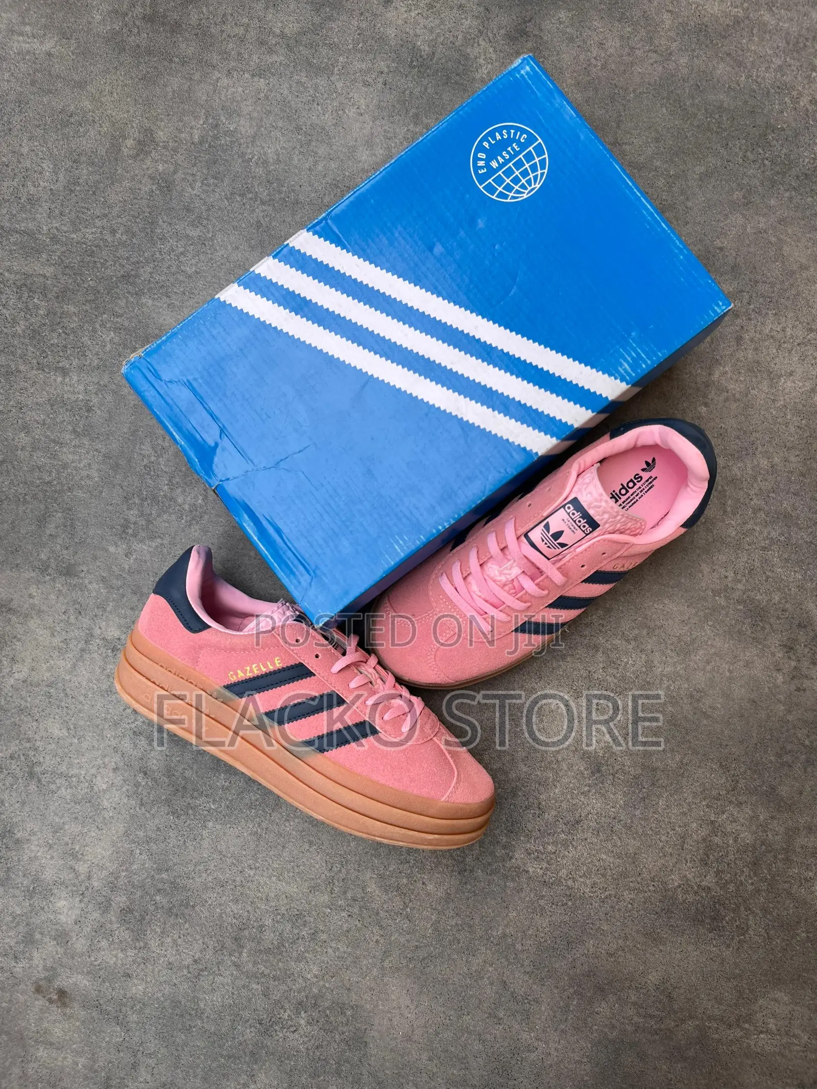 Original Adidas Gazelle Bold Sole Sneakers