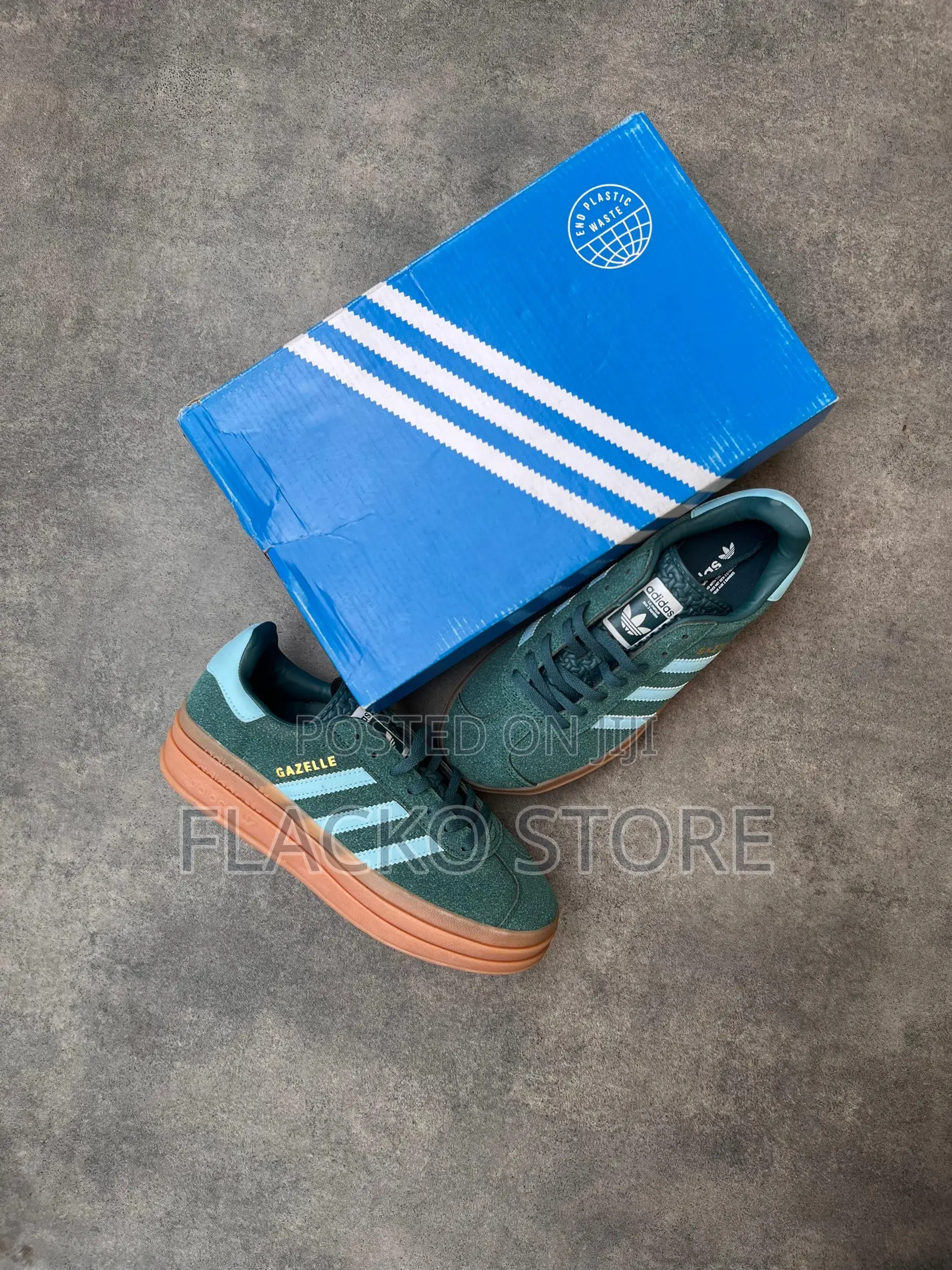 Original Adidas Gazelle Bold Sole Sneakers