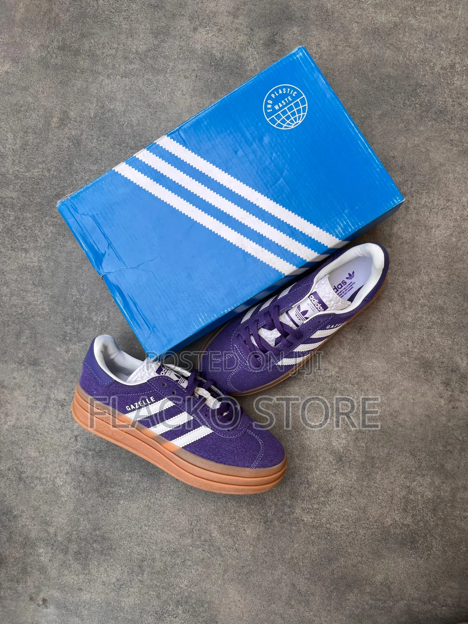 Original Adidas Gazelle Bold Sole Sneakers