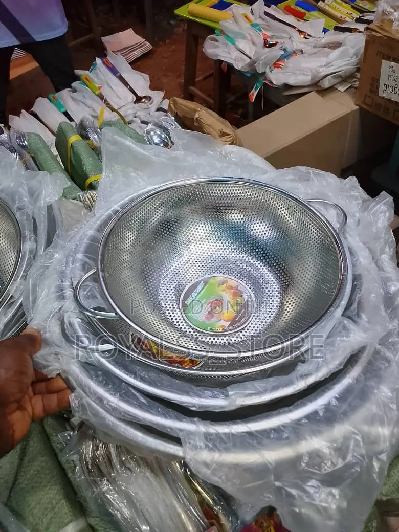 6pcs Rust Proof Stainless Steel Sieve - Stainless Drainer
