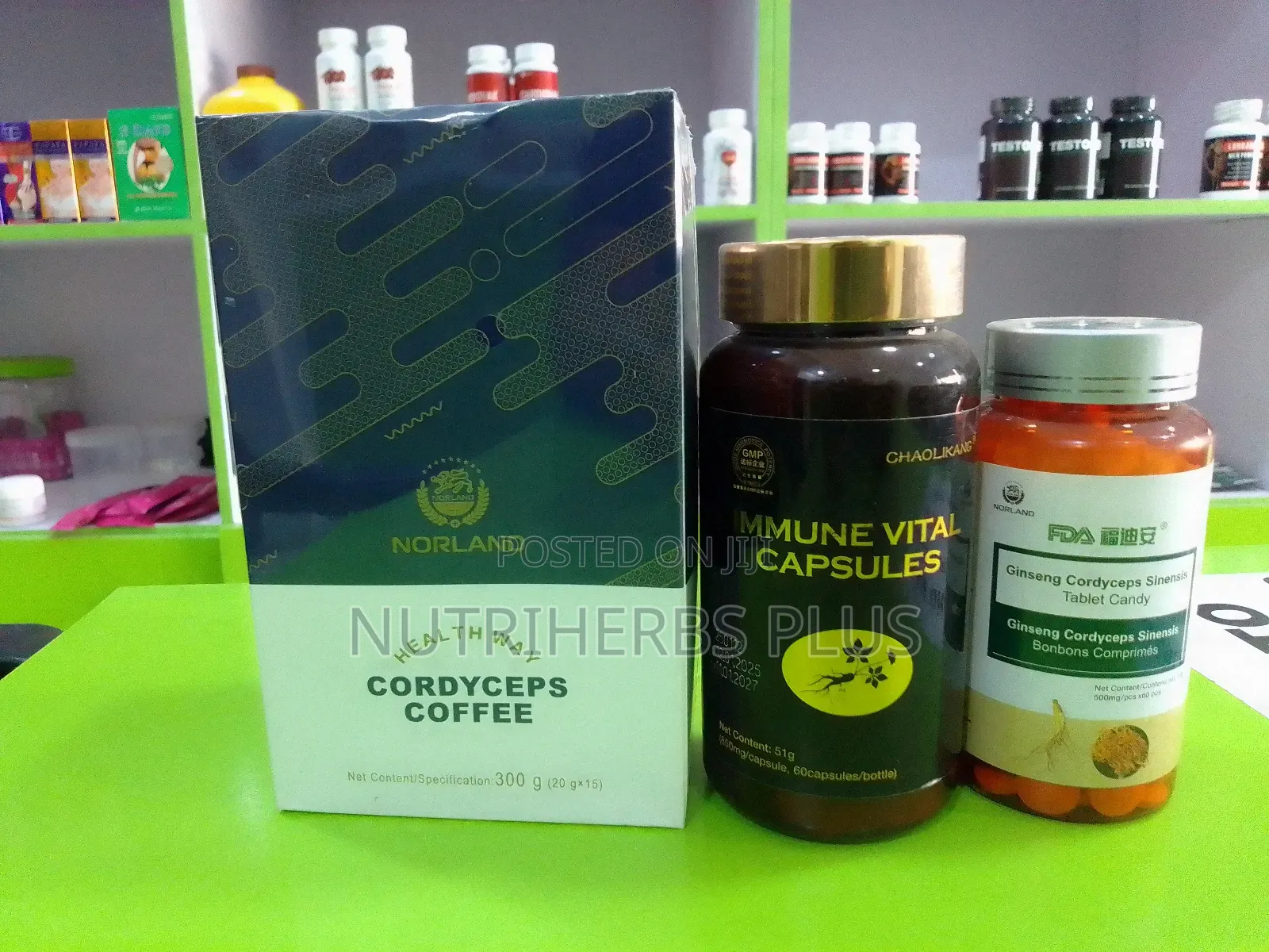Cordyceps Coffee+ Immune Vital Capsules+ Ginseng Cordyceps Tablets