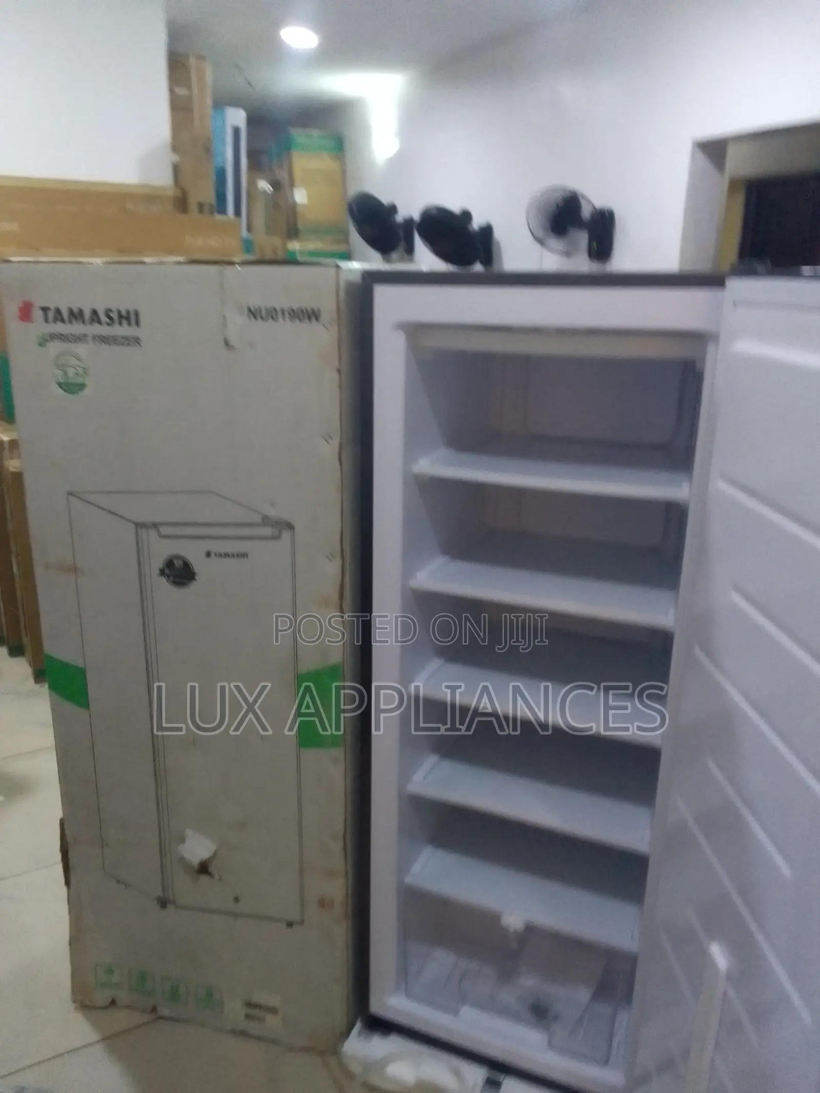 Tamashi Upright Freezer With Transparent Drawers