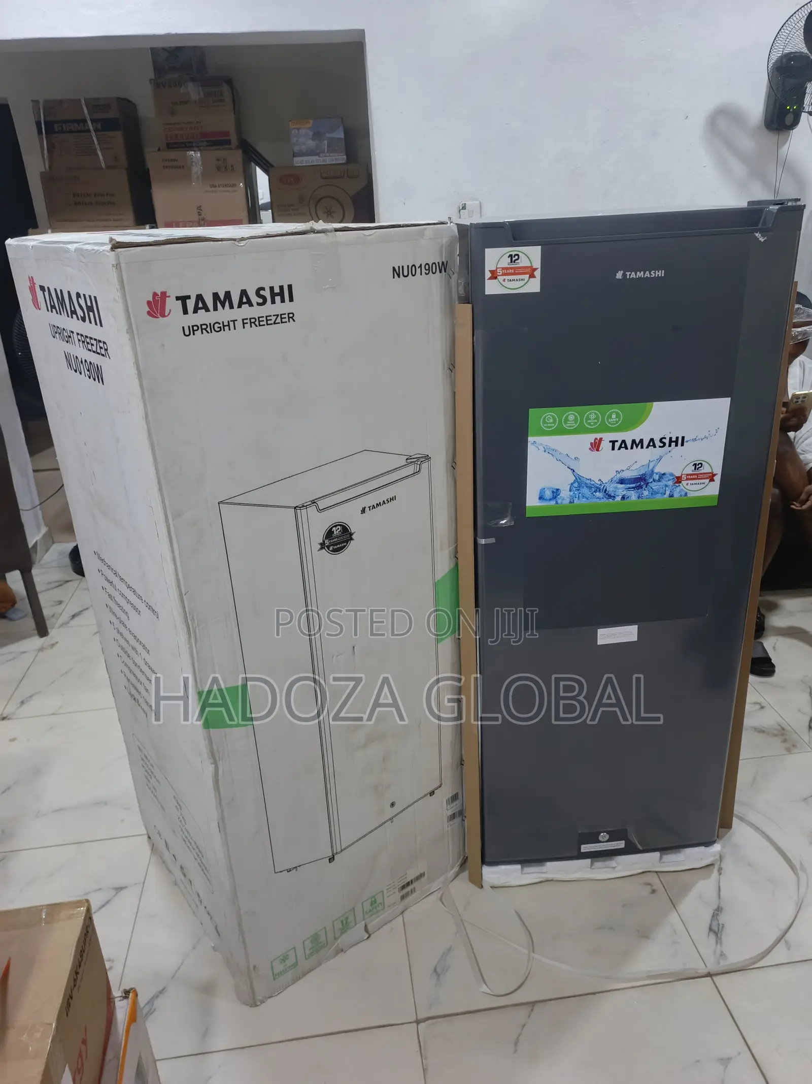 Family Use Tamashi Upright Freezer for Fast Cooling