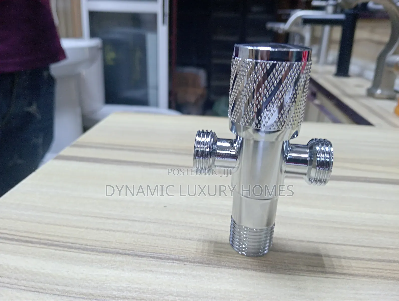 High Quality Antilust Cross Tee Tap, Angle Valve