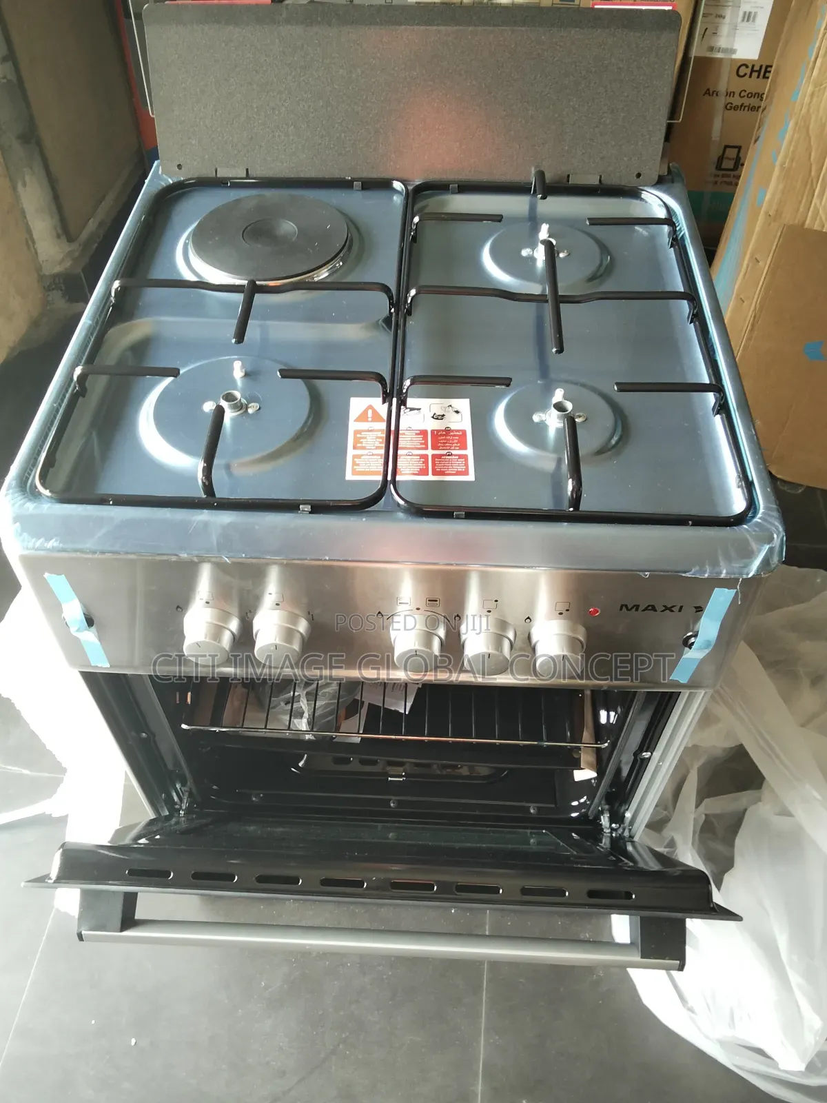 Maxi Gas Cooker Inox