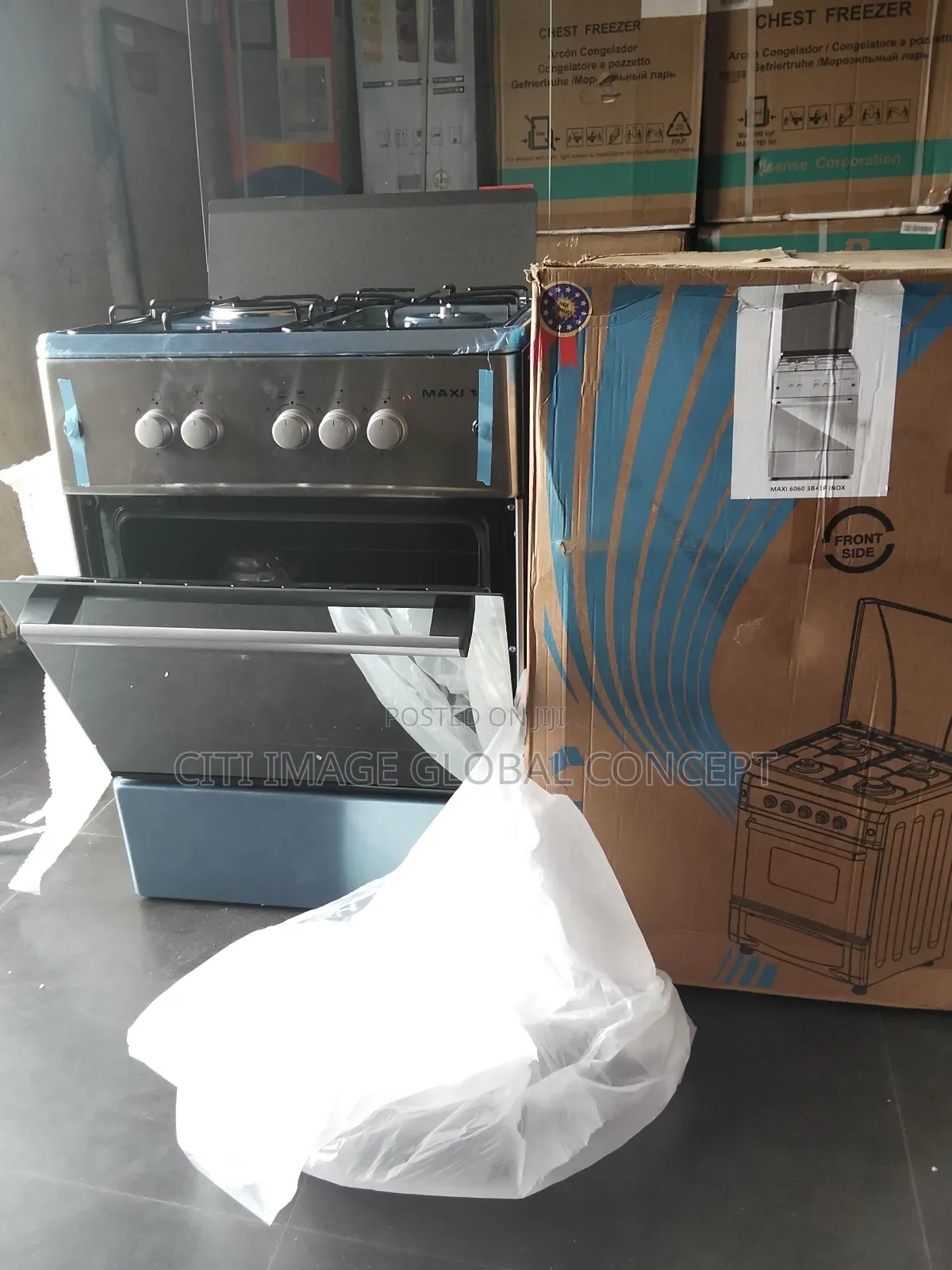 Maxi Gas Cooker Inox