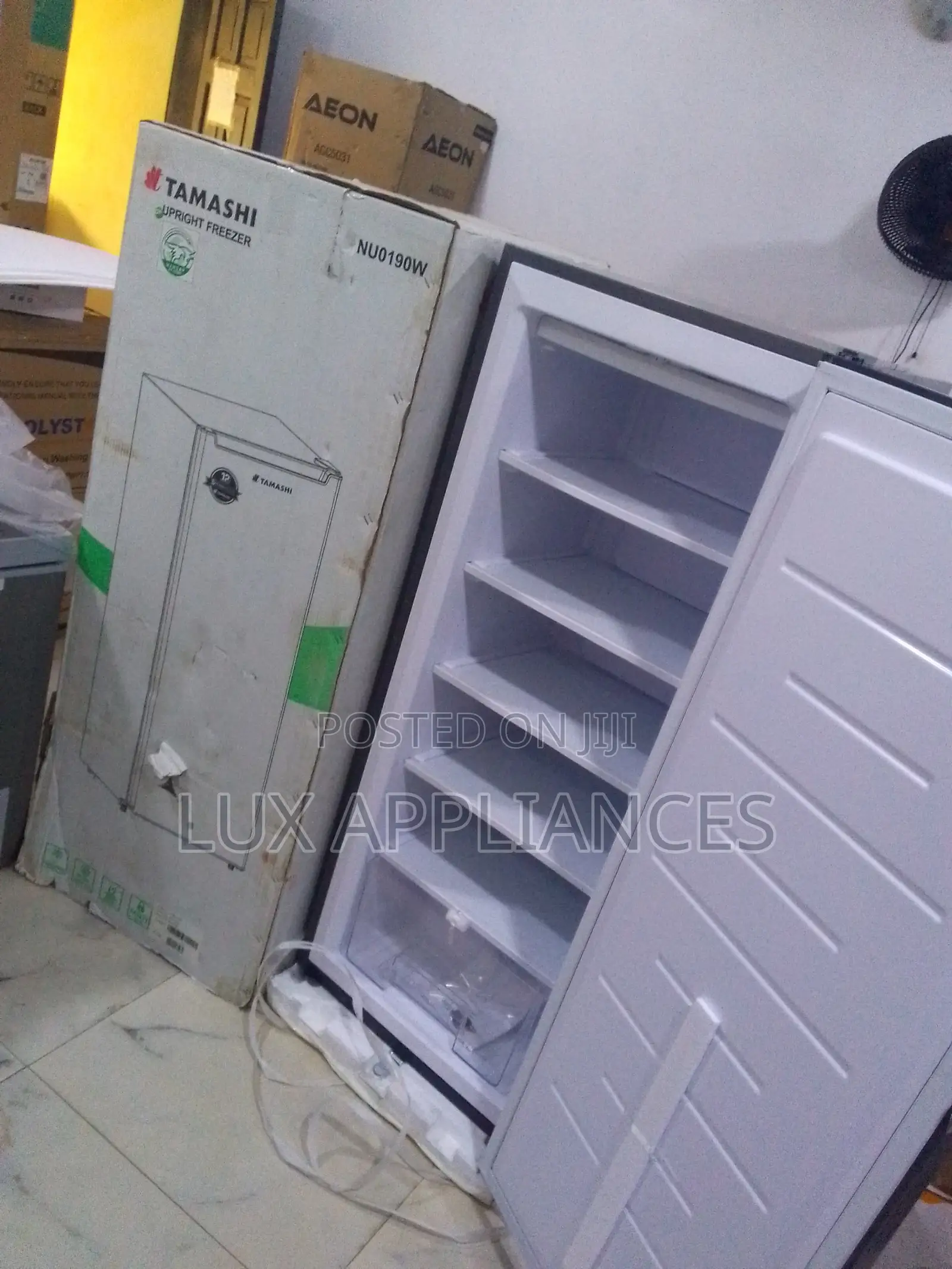 Tamashi Upright Freezer With Led Interior Light