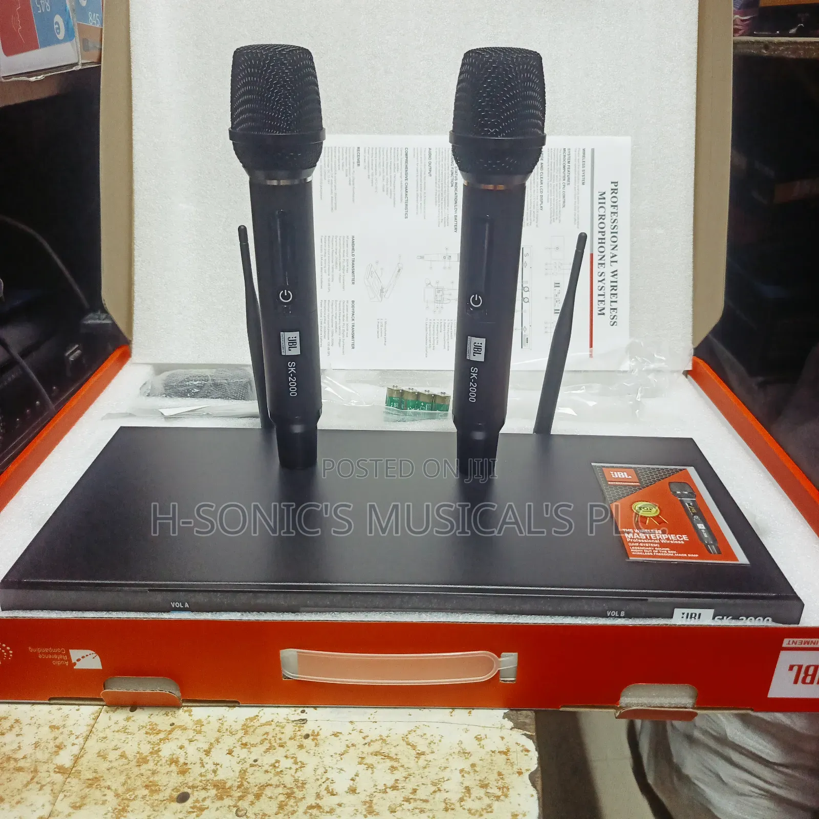 Professional JBL Sk-2000 Wireless Microphone