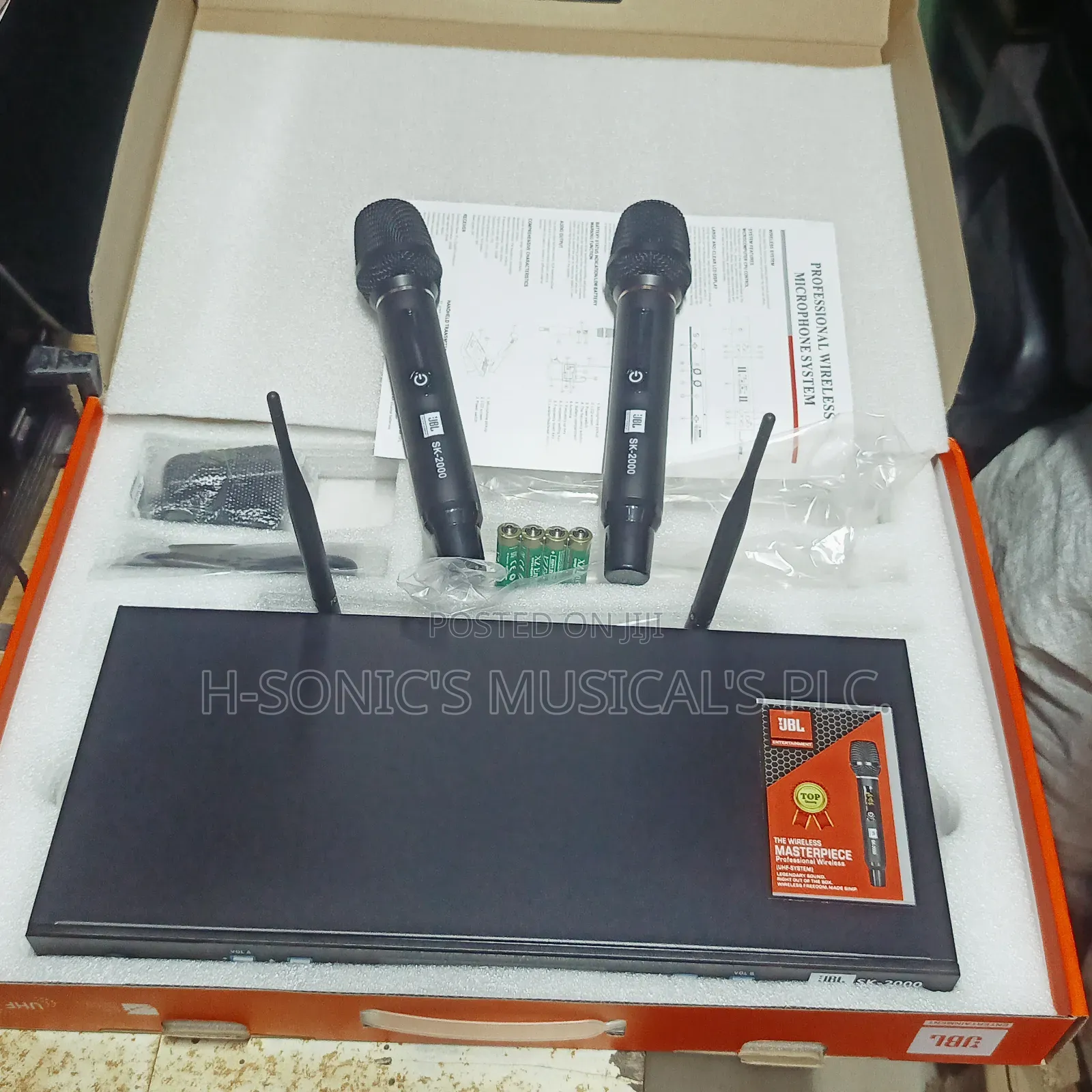 Professional JBL Sk-2000 Wireless Microphone