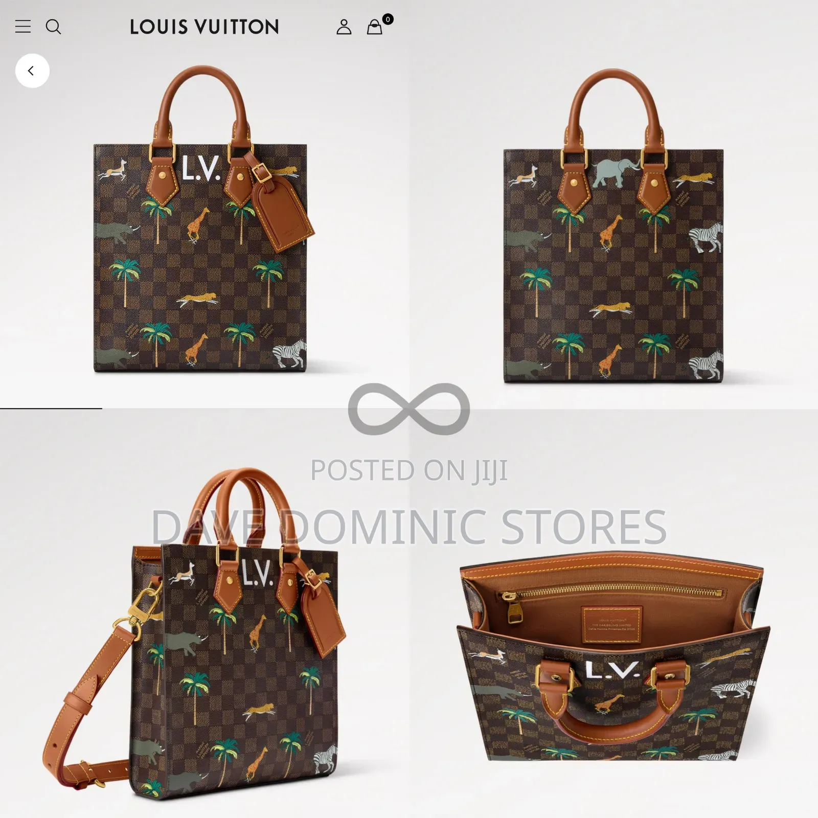 Louis Vuitton Mini Sac Plat X the Darjeeling Limited