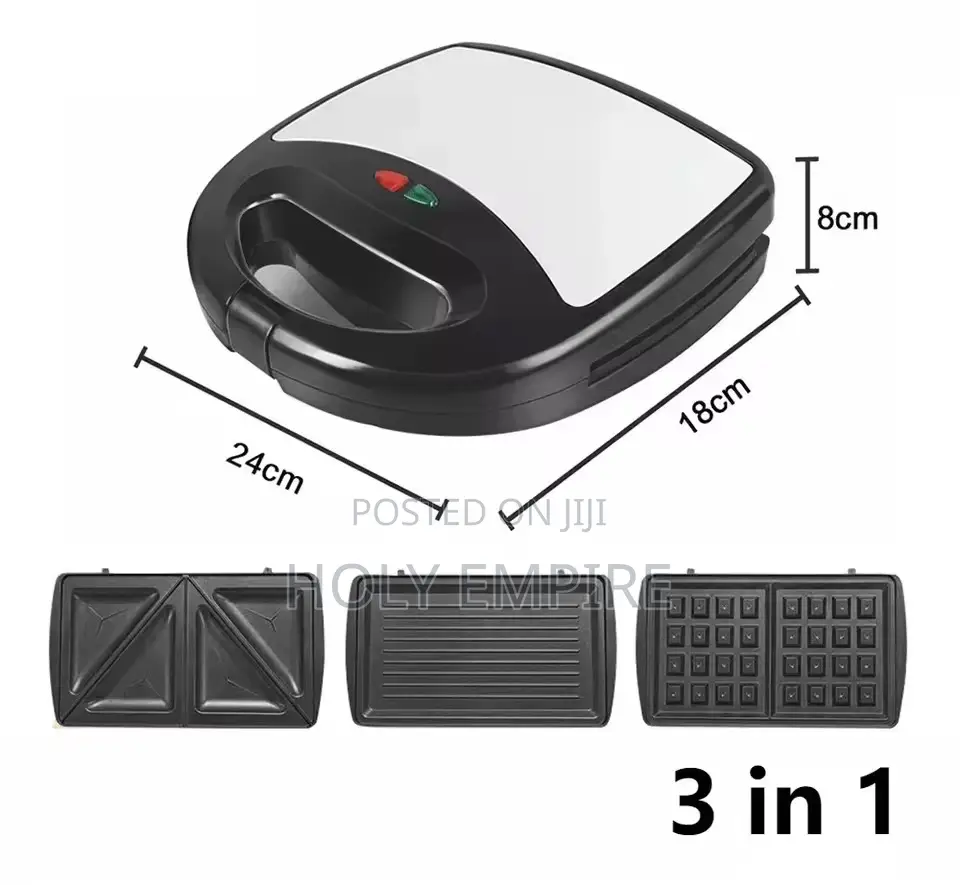3 in 1 Household Sandwich Machine Multifunctional Waffle Machine