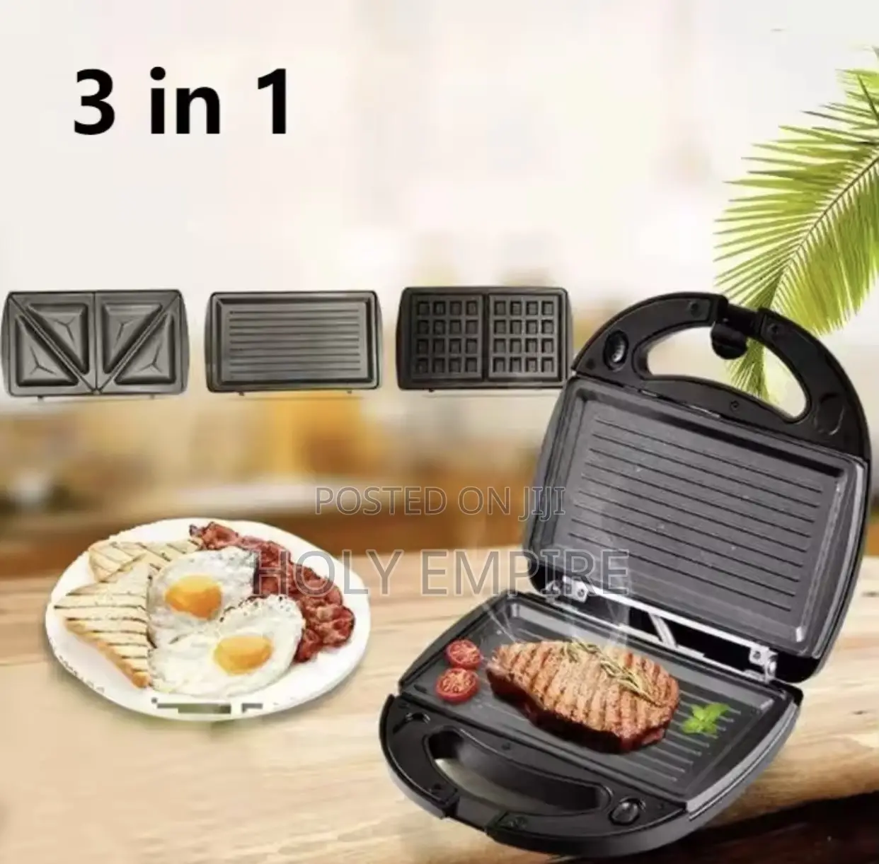 3 in 1 Household Sandwich Machine Multifunctional Waffle Machine
