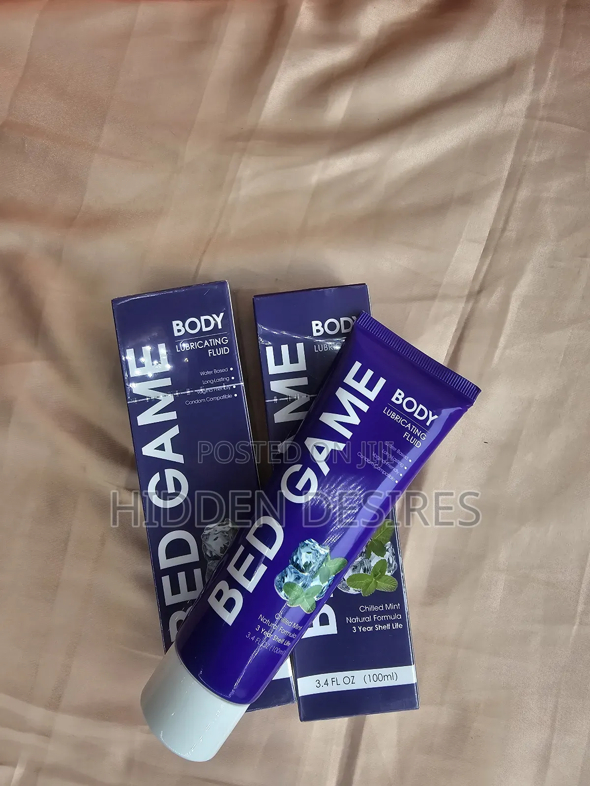 Bed Game Lubricant for Couples – Cooling Mint Flavor