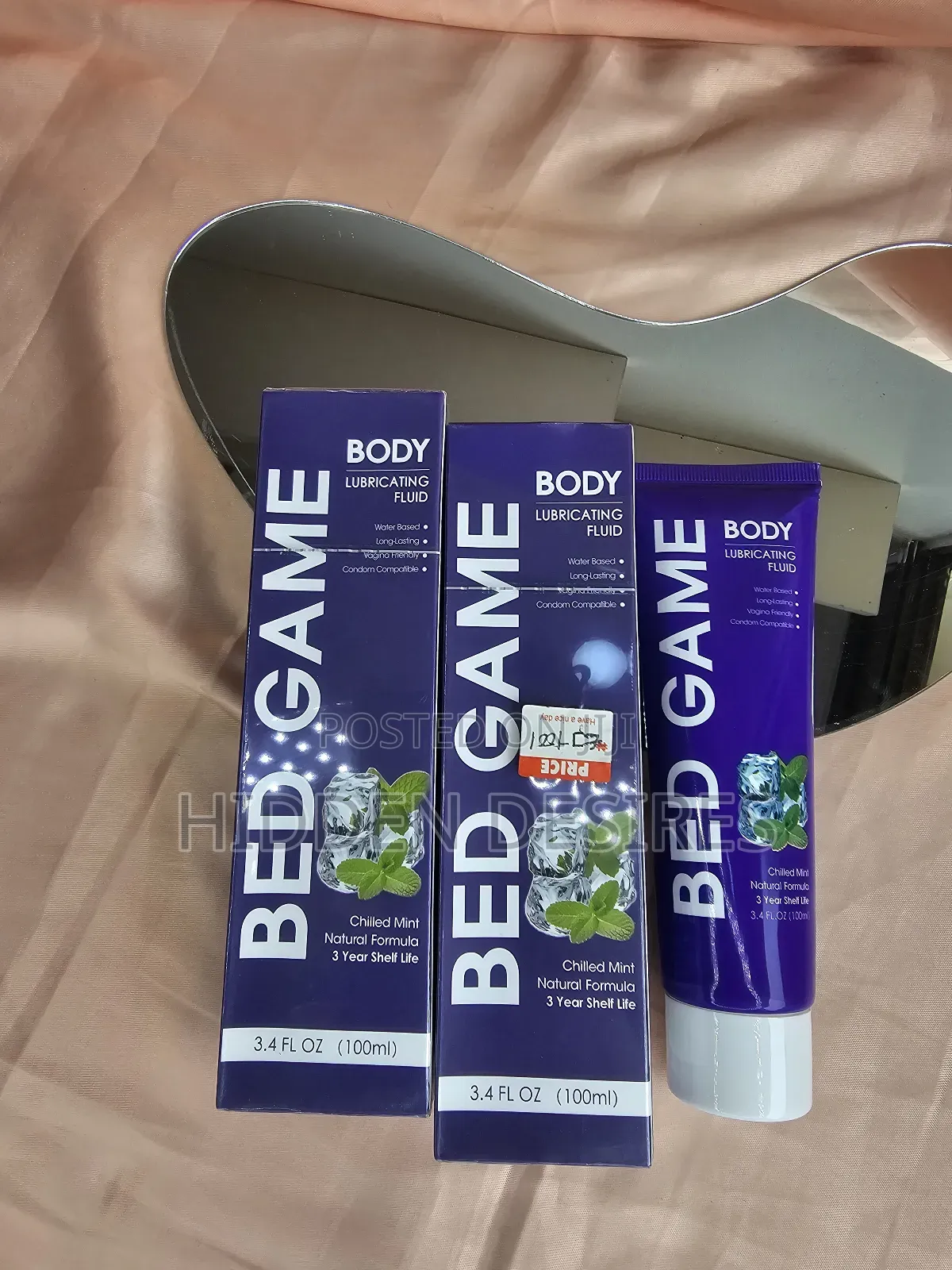 Bed Game Lubricant for Couples – Cooling Mint Flavor