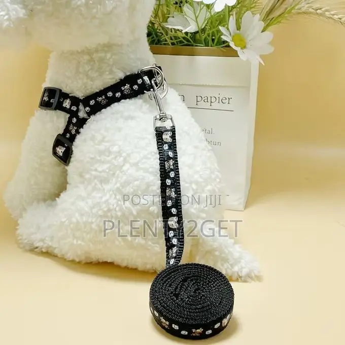 1pc Puppy Pull Adjustable Chest Back Teddy Golden Retriever Outdoor Pu