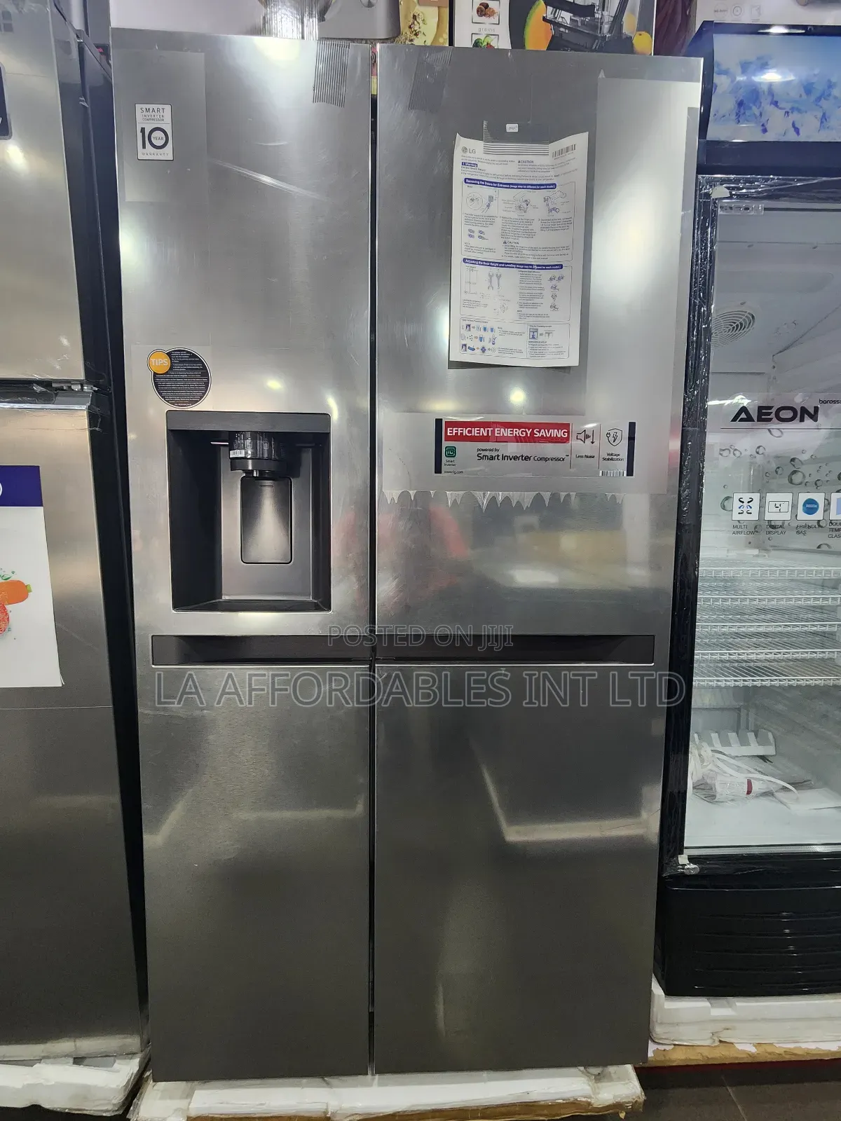 Lg Double Door Refrigerator. Model No: Gc-L257klkw