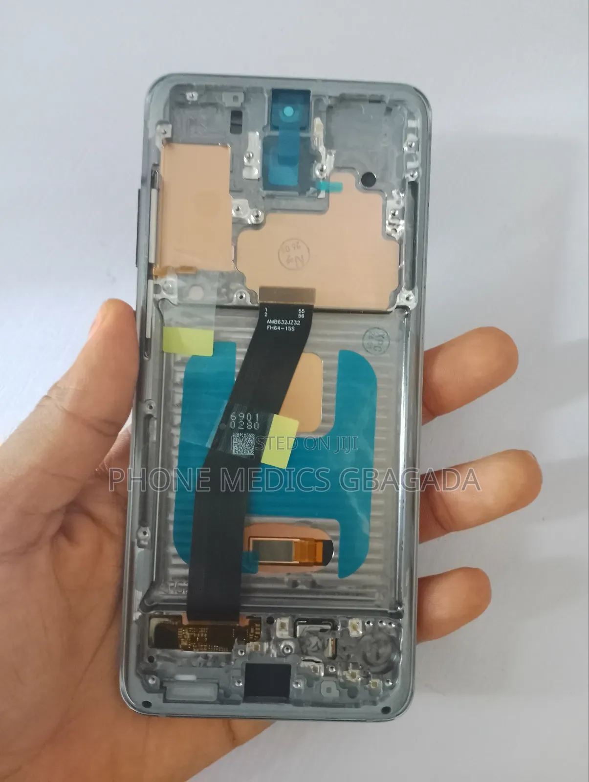 Samsung Galaxy S20 5g Oled Screen With Frame and Fingerprint.
