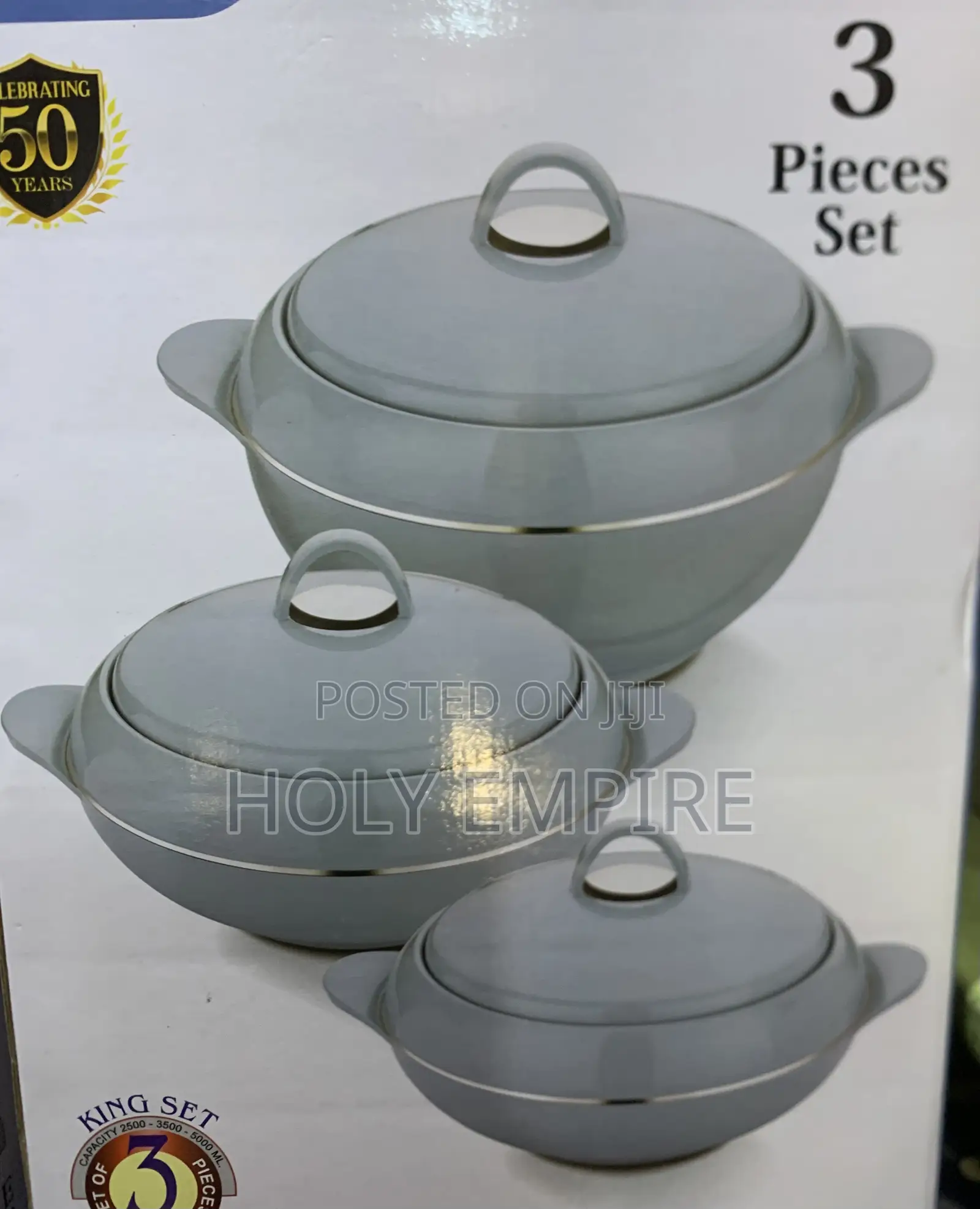 Glorex Insulated Casserole, 2500ml, 3500ml, 5000ml