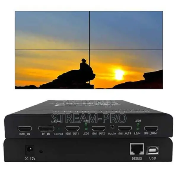 Bit-Mse-4k60-104pro 4k60hz Video Wall Controller Hdmi/Dp 2 in 4 Output