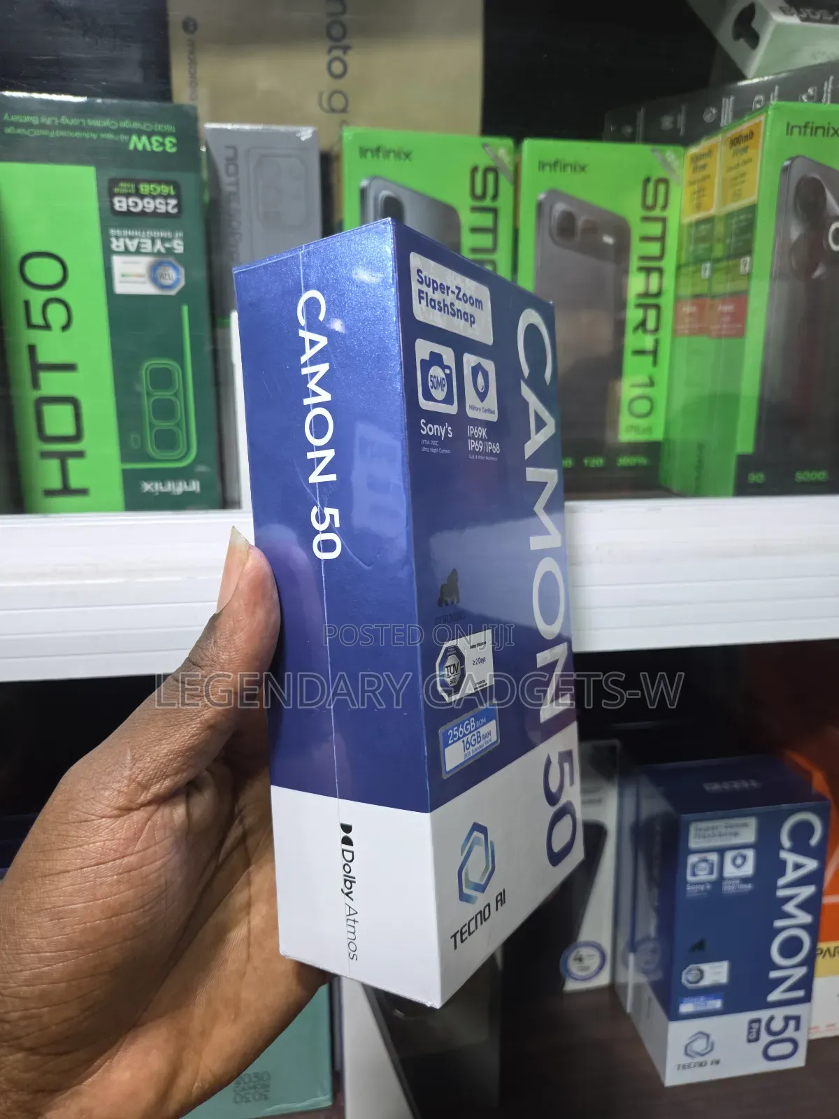 New Tecno Camon 50 256 GB Blue