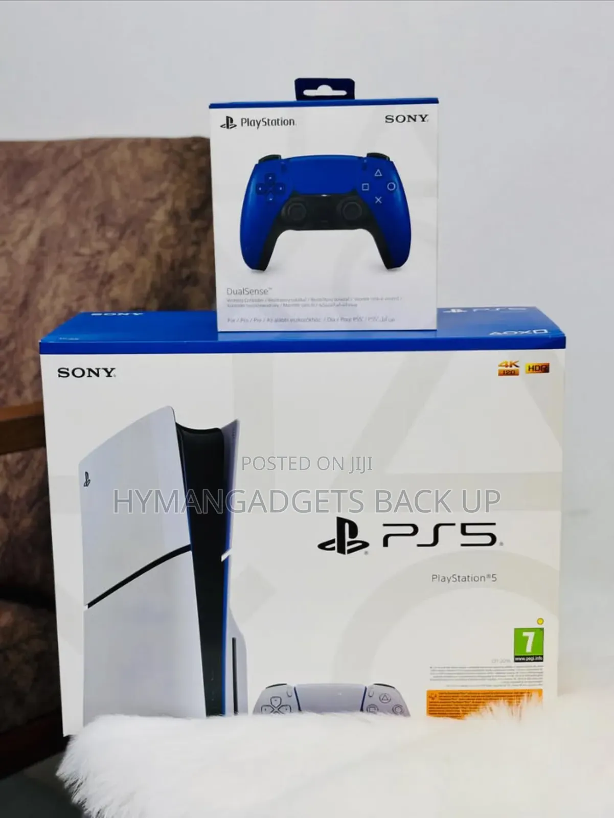 Brand New Ps 5 Slim 1tb Stand Version With Extra Blue Pad
