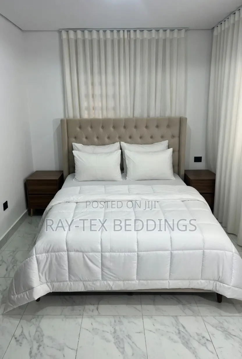 Pure Egyptian Cotton White Duvet Set (Hotel Standard)