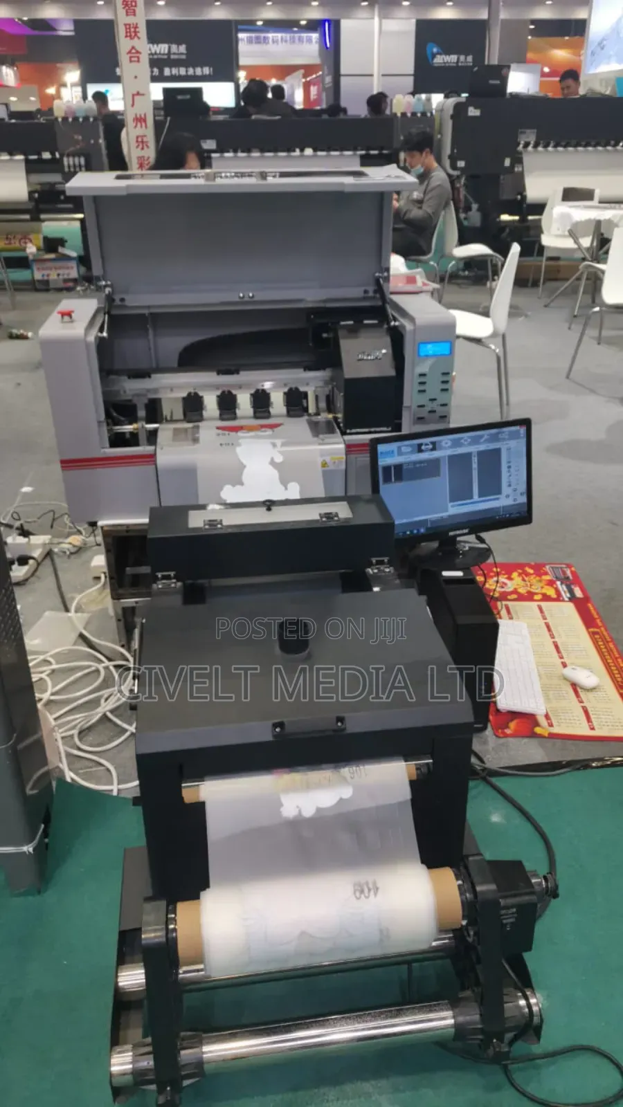 A2 Mimage DTF With a Drying Machine and Automatic Powder Shaker