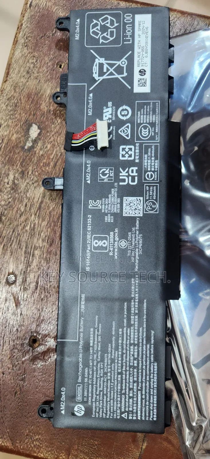 Battery for Hp Elitebook 830 835 840 845 G11 860 865 G11 (Bx03xl)