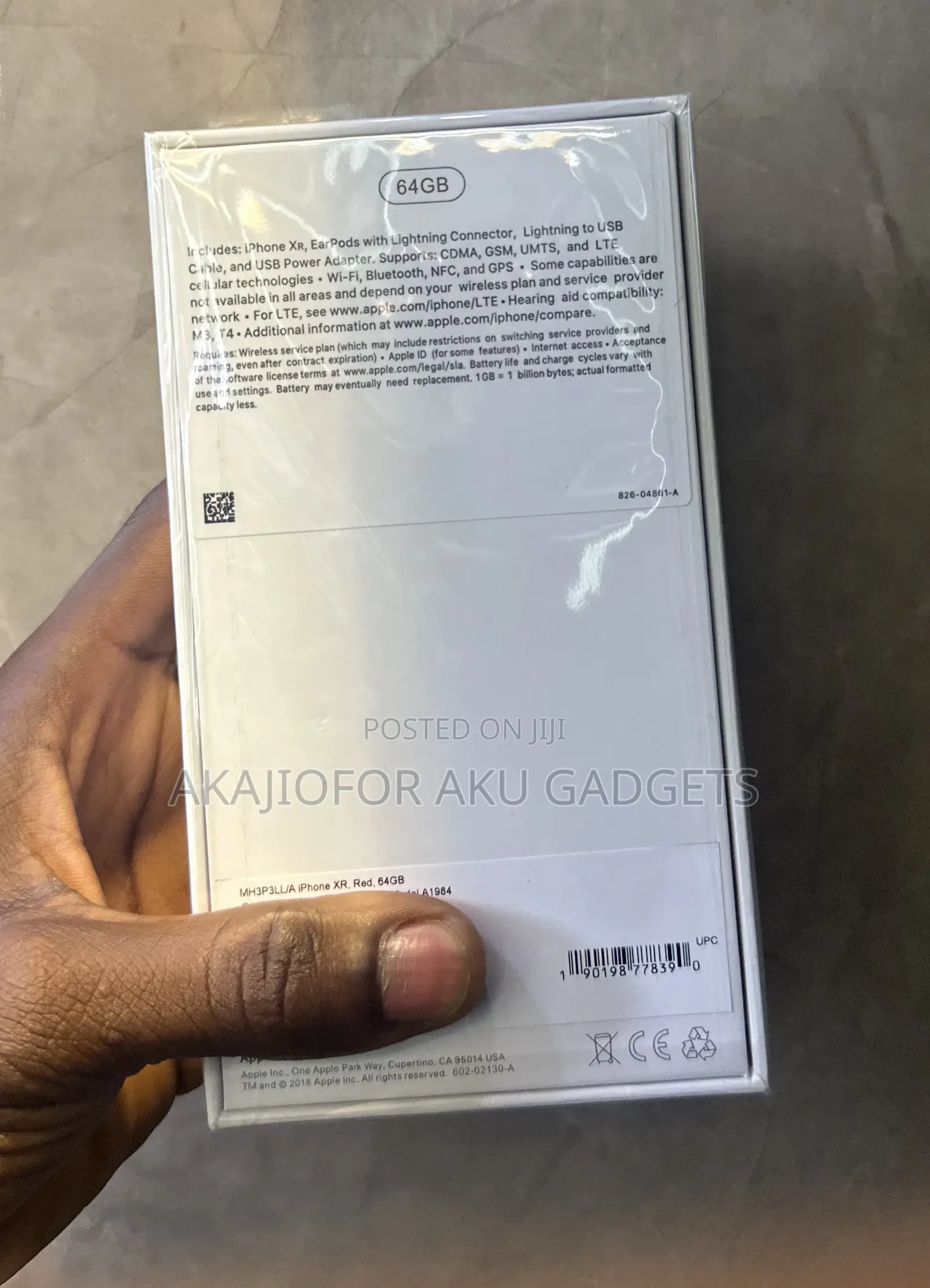 New Apple iPhone XR 64 GB Red
